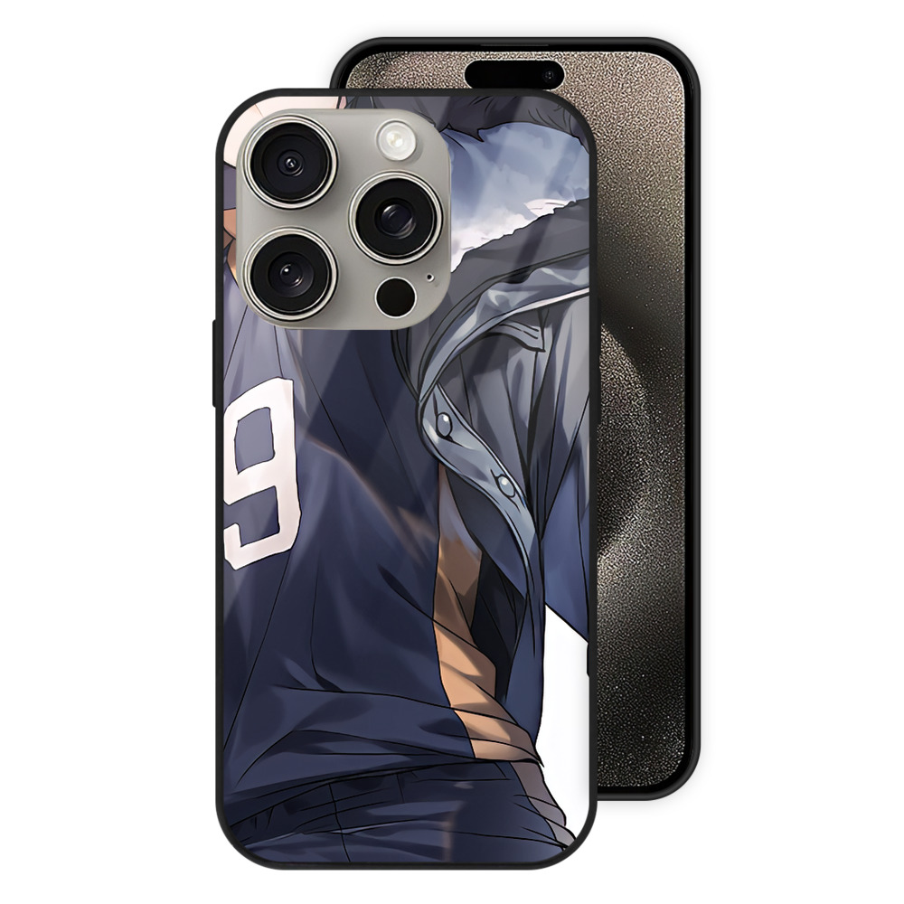（画像用） ハイキュー!! Haikyu!! 【iPhone15Pro対応】スマホケース 耐衝撃＆黄変防止 背面ガラス