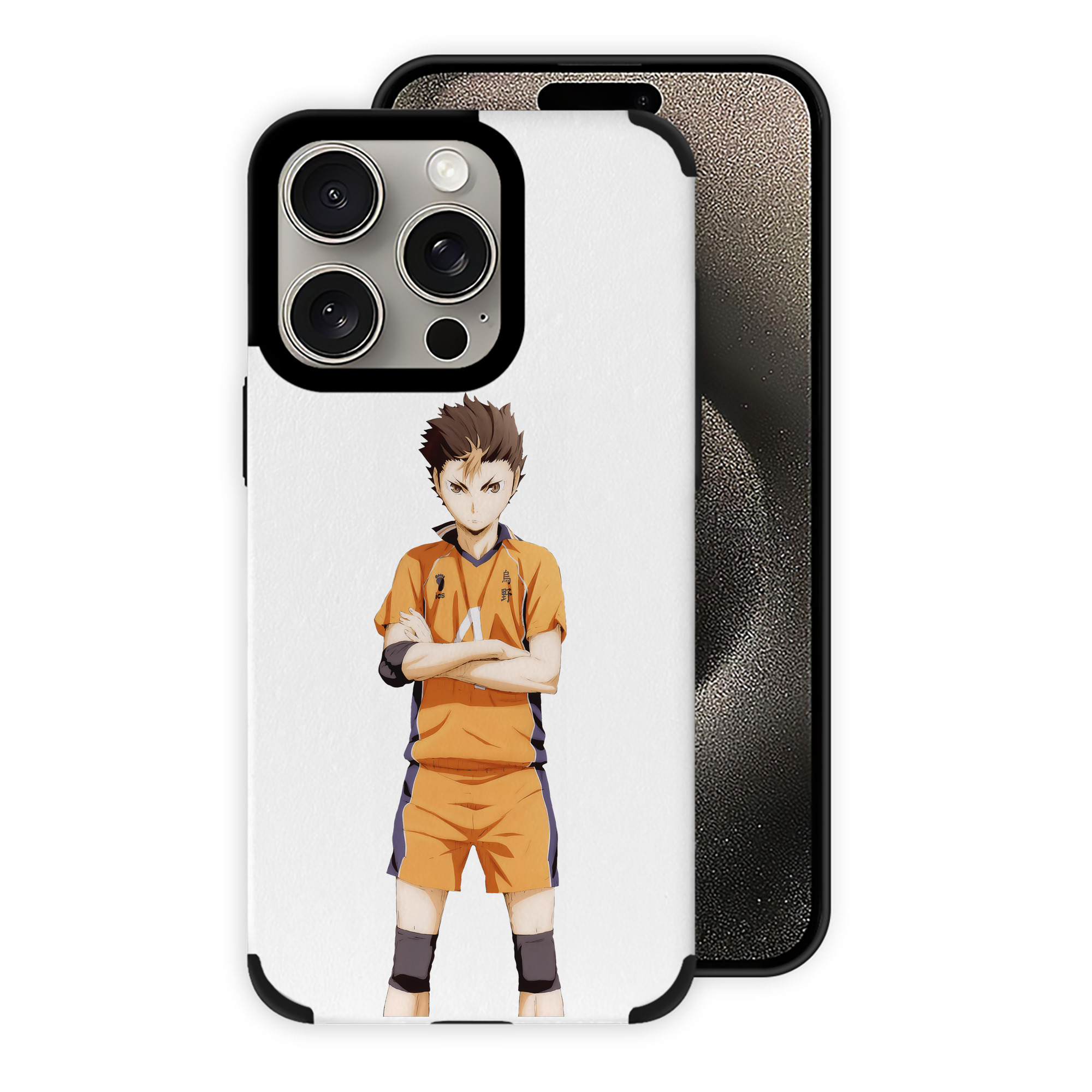 （画像用） ハイキュー!! Haikyu!! 【iPhone15ProMax対応】 PUレザー スマホケース 耐衝撃＆黄変防止