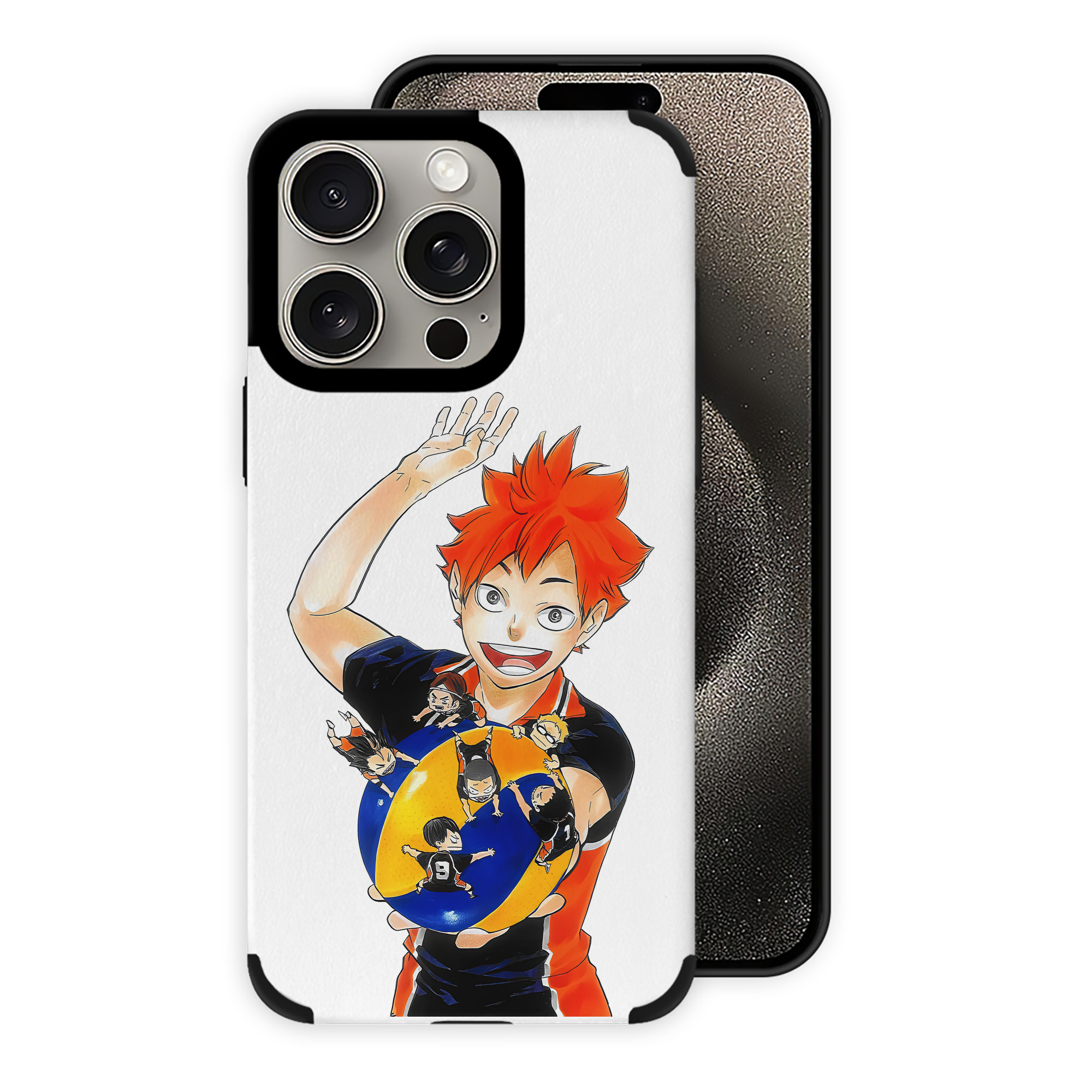 （画像用） ハイキュー!! Haikyu!! 【iPhone15ProMax対応】 PUレザー スマホケース 耐衝撃＆黄変防止