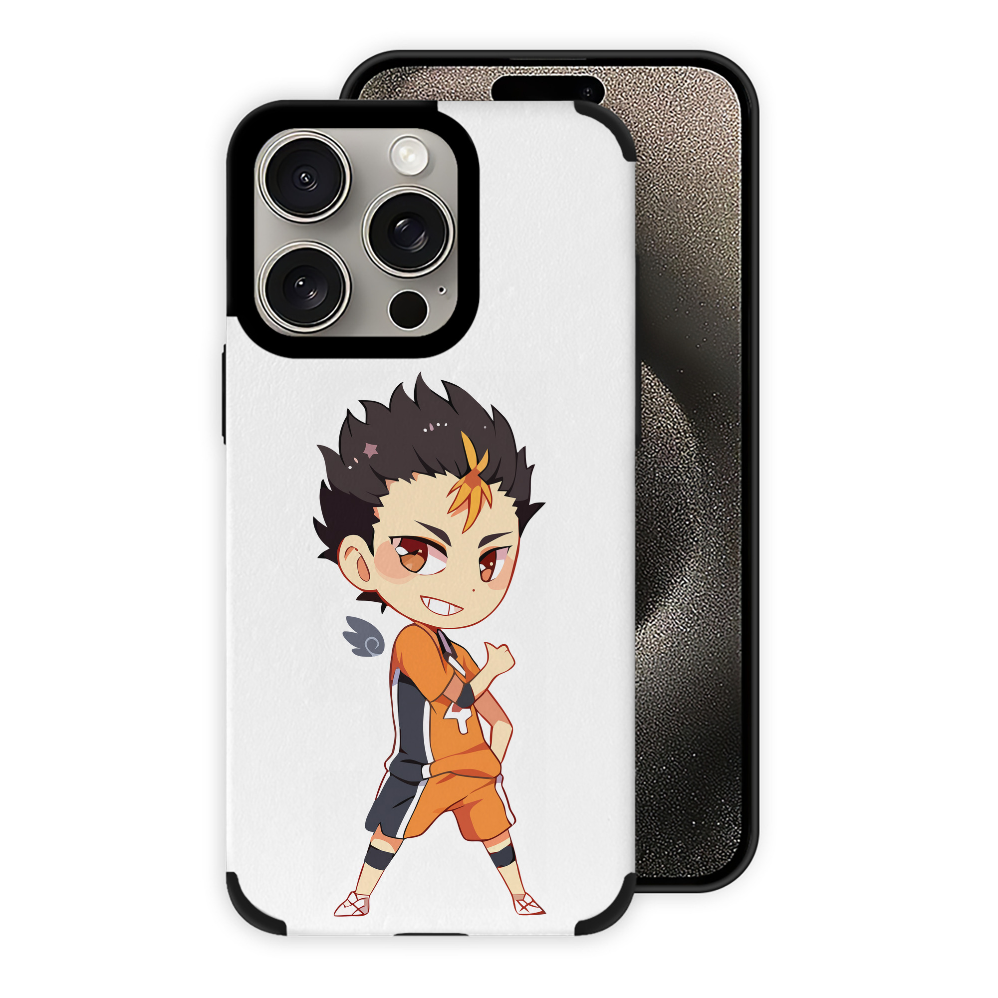 （画像用） ハイキュー!! Haikyu!! 【iPhone15ProMax対応】 PUレザー スマホケース 耐衝撃＆黄変防止