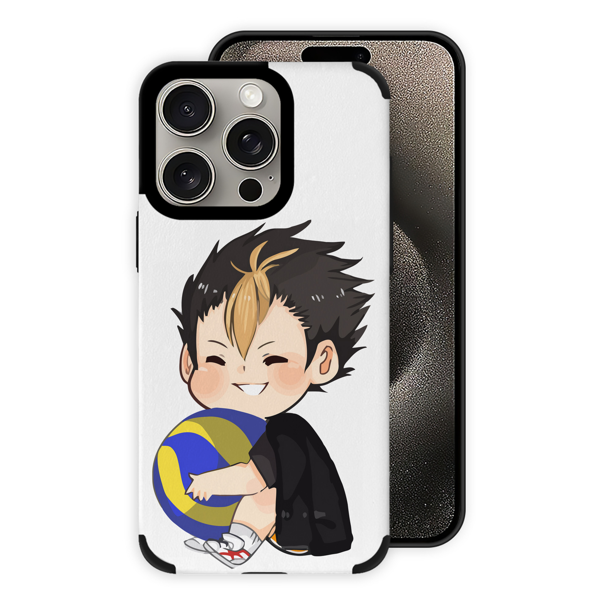 （画像用） ハイキュー!! Haikyu!! 【iPhone15ProMax対応】 PUレザー スマホケース 耐衝撃＆黄変防止