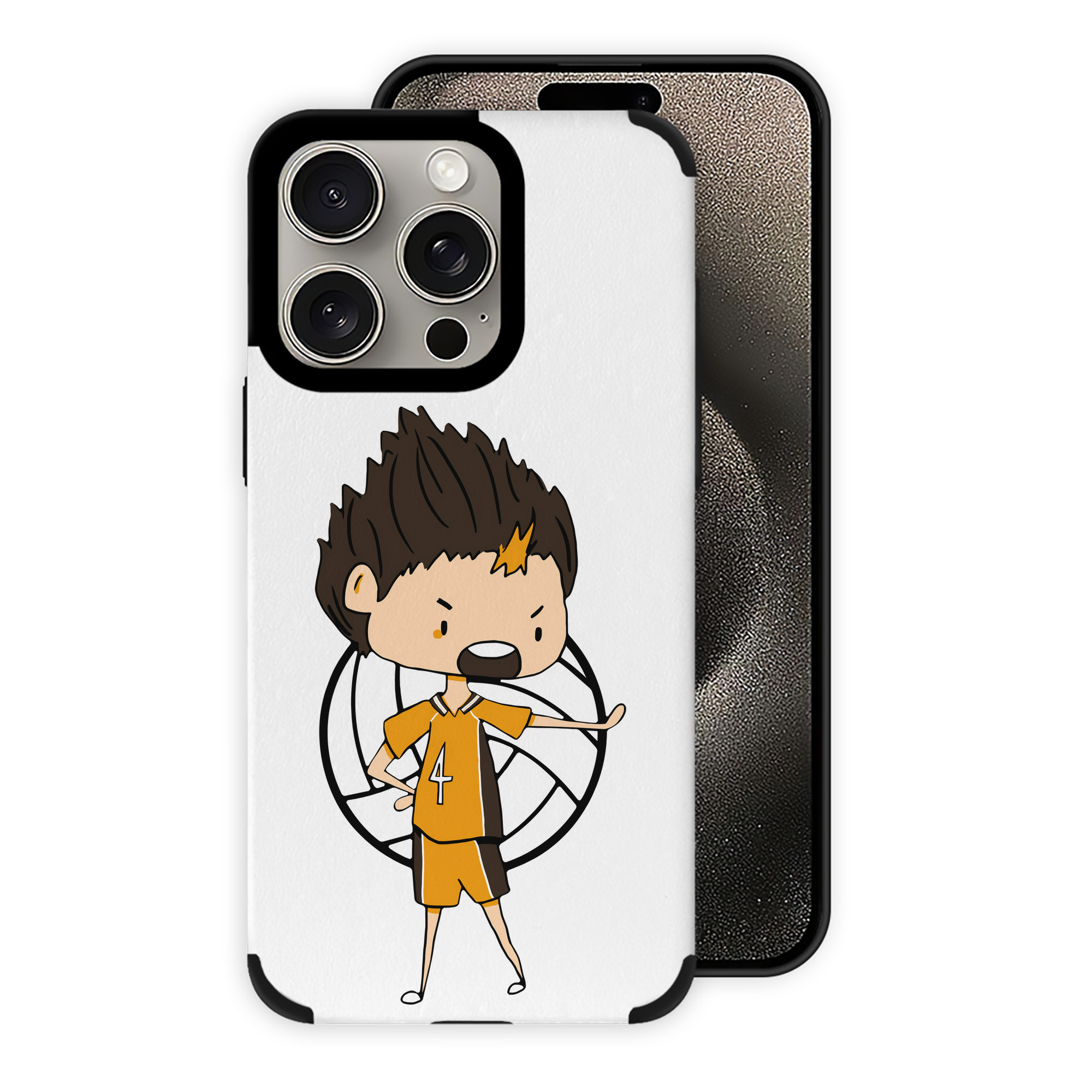 （画像用） ハイキュー!! Haikyu!! 【iPhone15ProMax対応】 PUレザー スマホケース 耐衝撃＆黄変防止