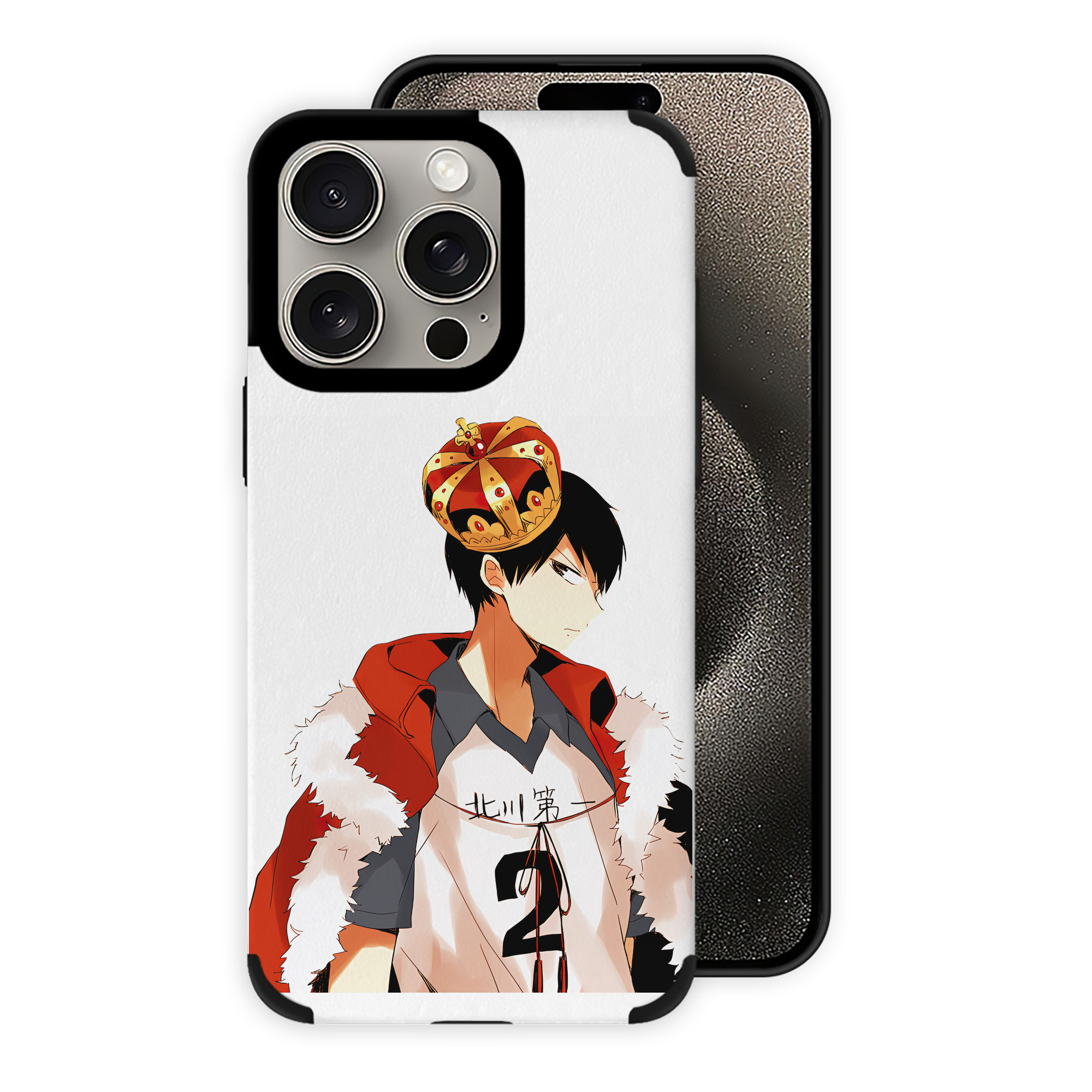 （画像用） ハイキュー!! Haikyu!! 【iPhone15ProMax対応】 PUレザー スマホケース 耐衝撃＆黄変防止