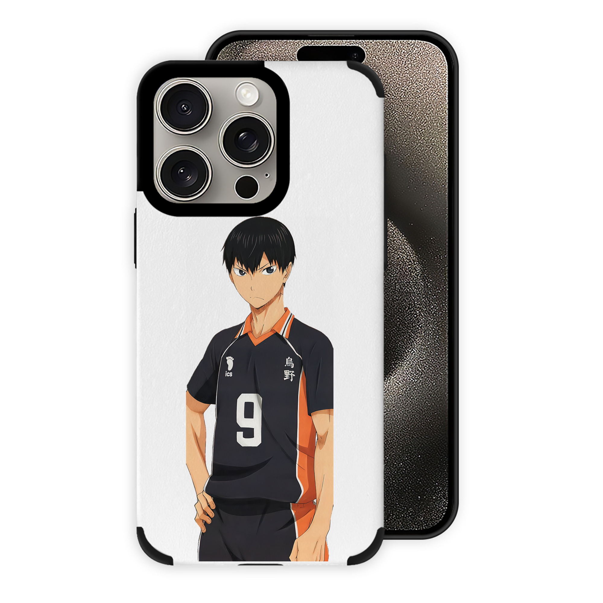 （画像用） ハイキュー!! Haikyu!! 【iPhone15ProMax対応】 PUレザー スマホケース 耐衝撃＆黄変防止