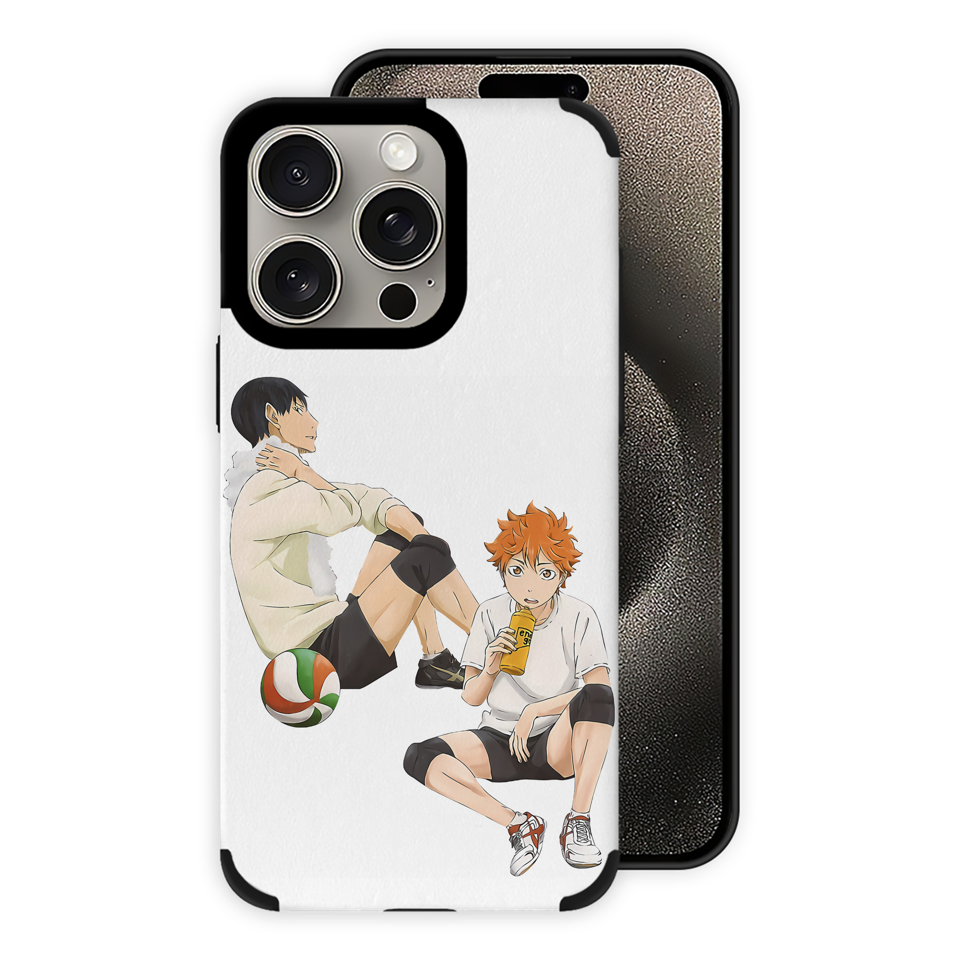 （画像用） ハイキュー!! Haikyu!! 【iPhone15ProMax対応】 PUレザー スマホケース 耐衝撃＆黄変防止