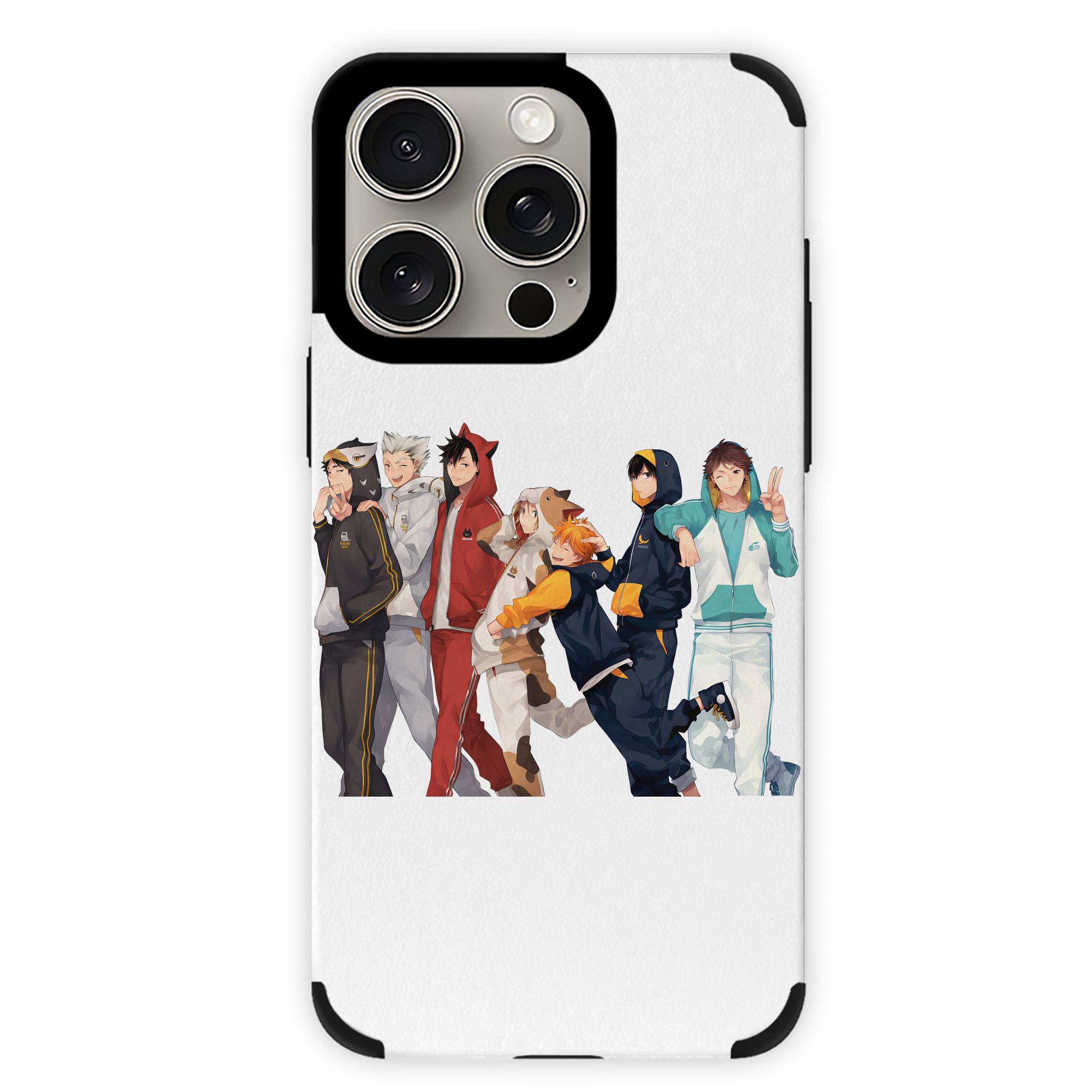 （画像用） ハイキュー!! Haikyu!! 【iPhone15ProMax対応】 PUレザー スマホケース 耐衝撃＆黄変防止