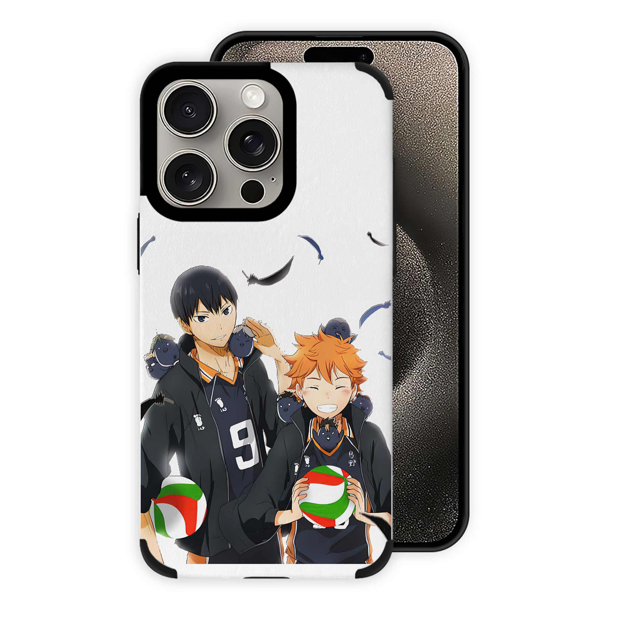 （画像用） ハイキュー!! Haikyu!! 【iPhone15ProMax対応】 PUレザー スマホケース 耐衝撃＆黄変防止