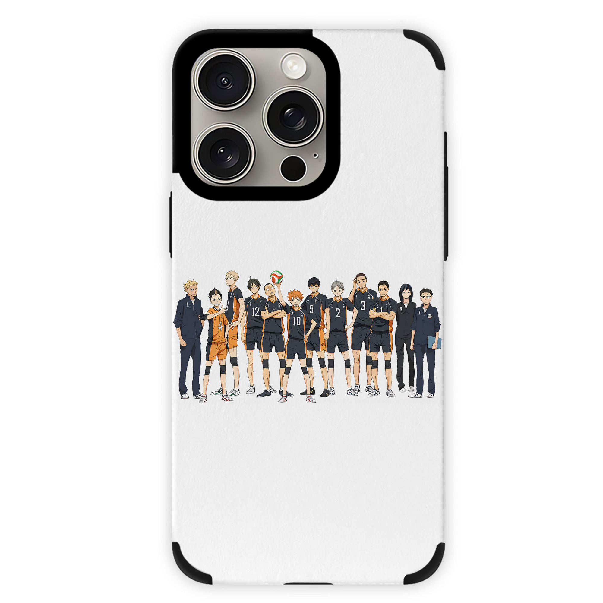 （画像用） ハイキュー!! Haikyu!! 【iPhone15ProMax対応】 PUレザー スマホケース 耐衝撃＆黄変防止