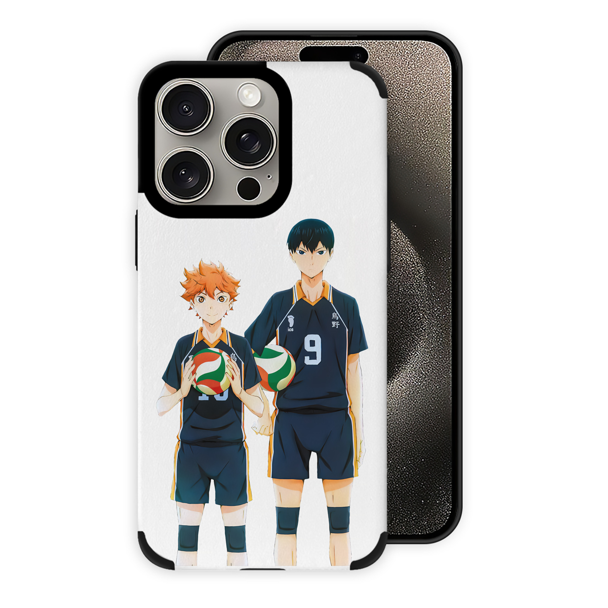 （画像用） ハイキュー!! Haikyu!! 【iPhone15ProMax対応】 PUレザー スマホケース 耐衝撃＆黄変防止