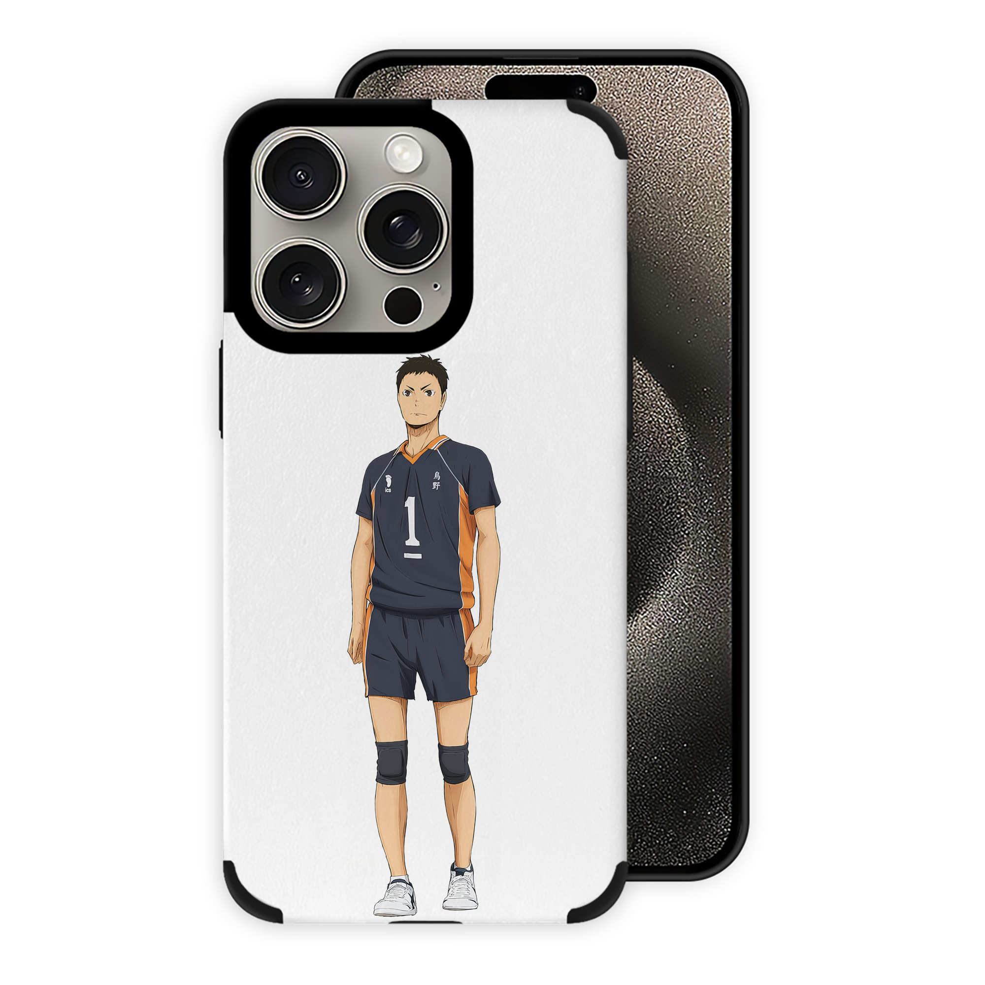 （画像用） ハイキュー!! Haikyu!! 【iPhone15ProMax対応】 PUレザー スマホケース 耐衝撃＆黄変防止