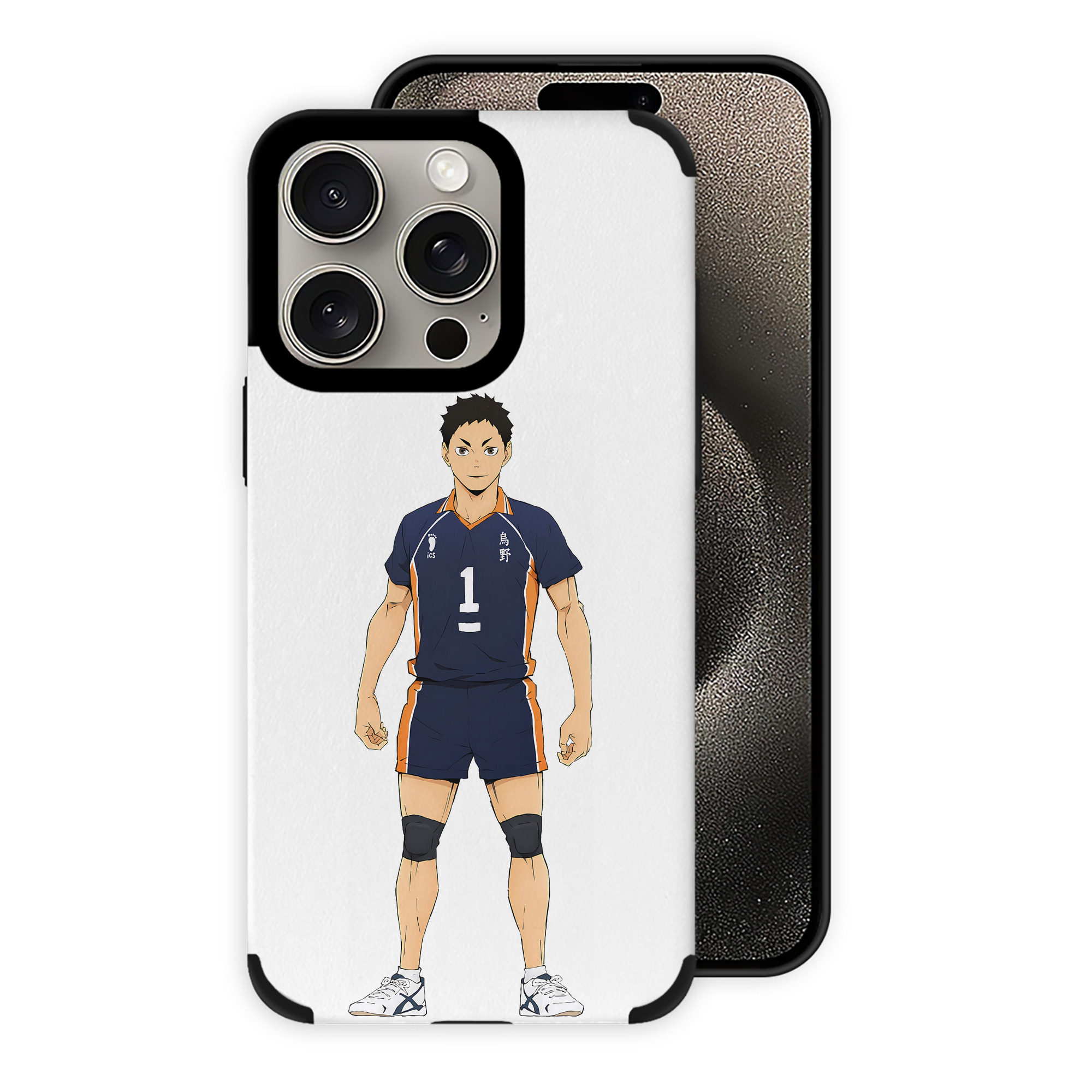 （画像用） ハイキュー!! Haikyu!! 【iPhone15ProMax対応】 PUレザー スマホケース 耐衝撃＆黄変防止