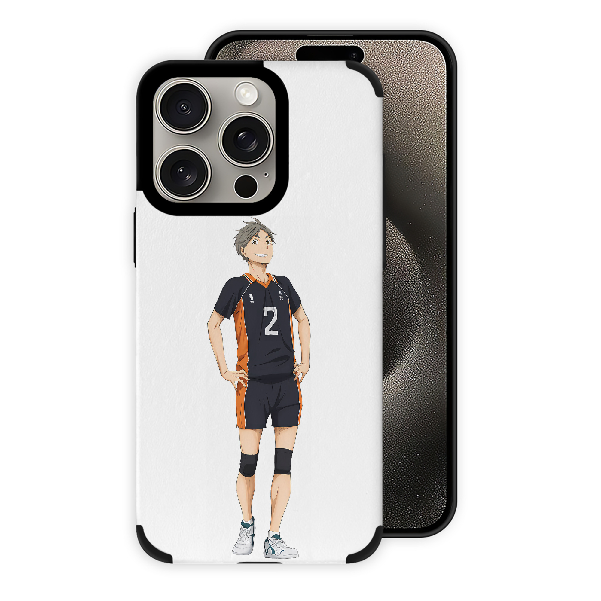 （画像用） ハイキュー!! Haikyu!! 【iPhone15ProMax対応】 PUレザー スマホケース 耐衝撃＆黄変防止