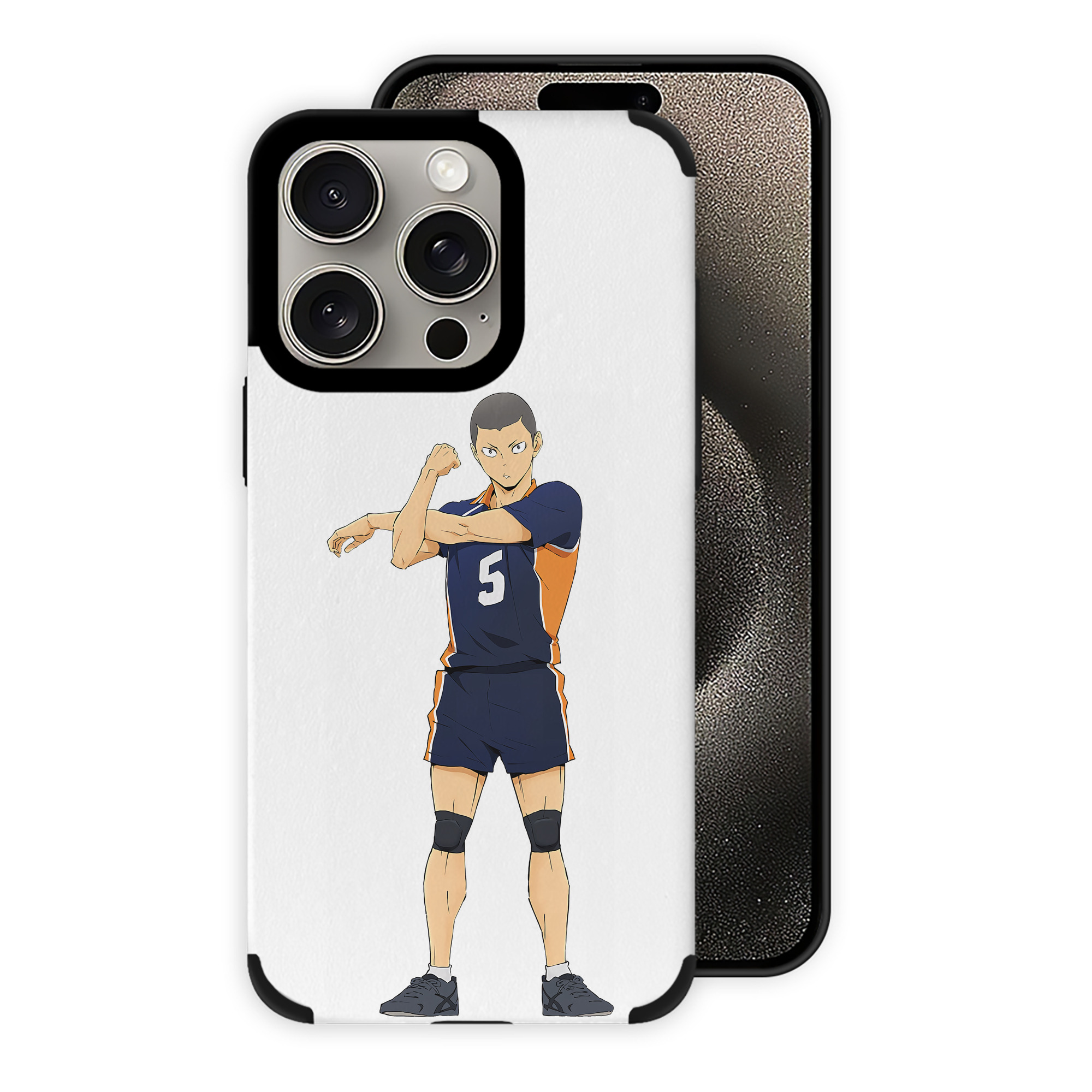 （画像用） ハイキュー!! Haikyu!! 【iPhone15ProMax対応】 PUレザー スマホケース 耐衝撃＆黄変防止