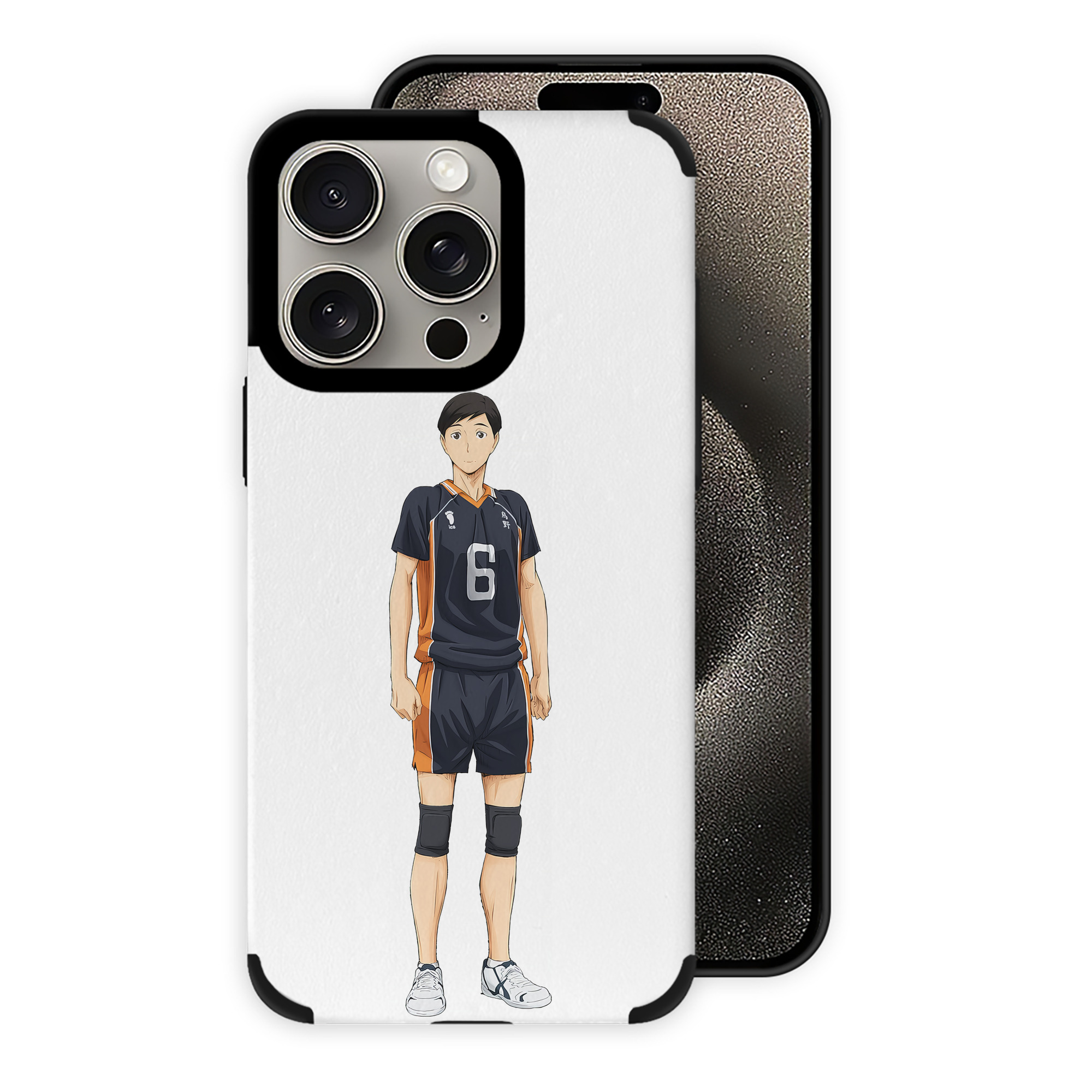 （画像用） ハイキュー!! Haikyu!! 【iPhone15ProMax対応】 PUレザー スマホケース 耐衝撃＆黄変防止