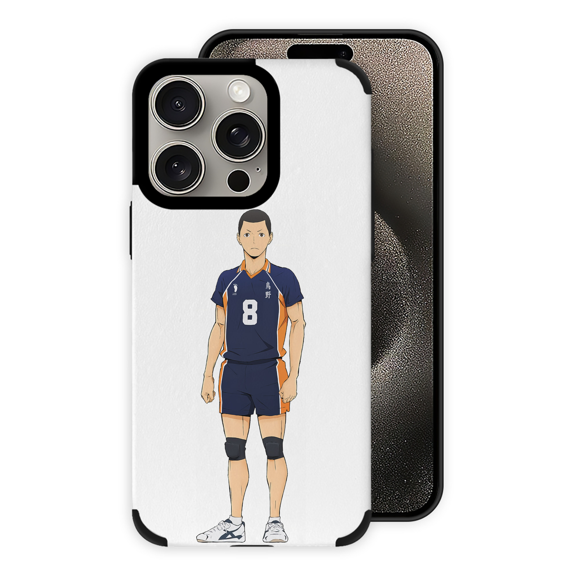 （画像用） ハイキュー!! Haikyu!! 【iPhone15ProMax対応】 PUレザー スマホケース 耐衝撃＆黄変防止