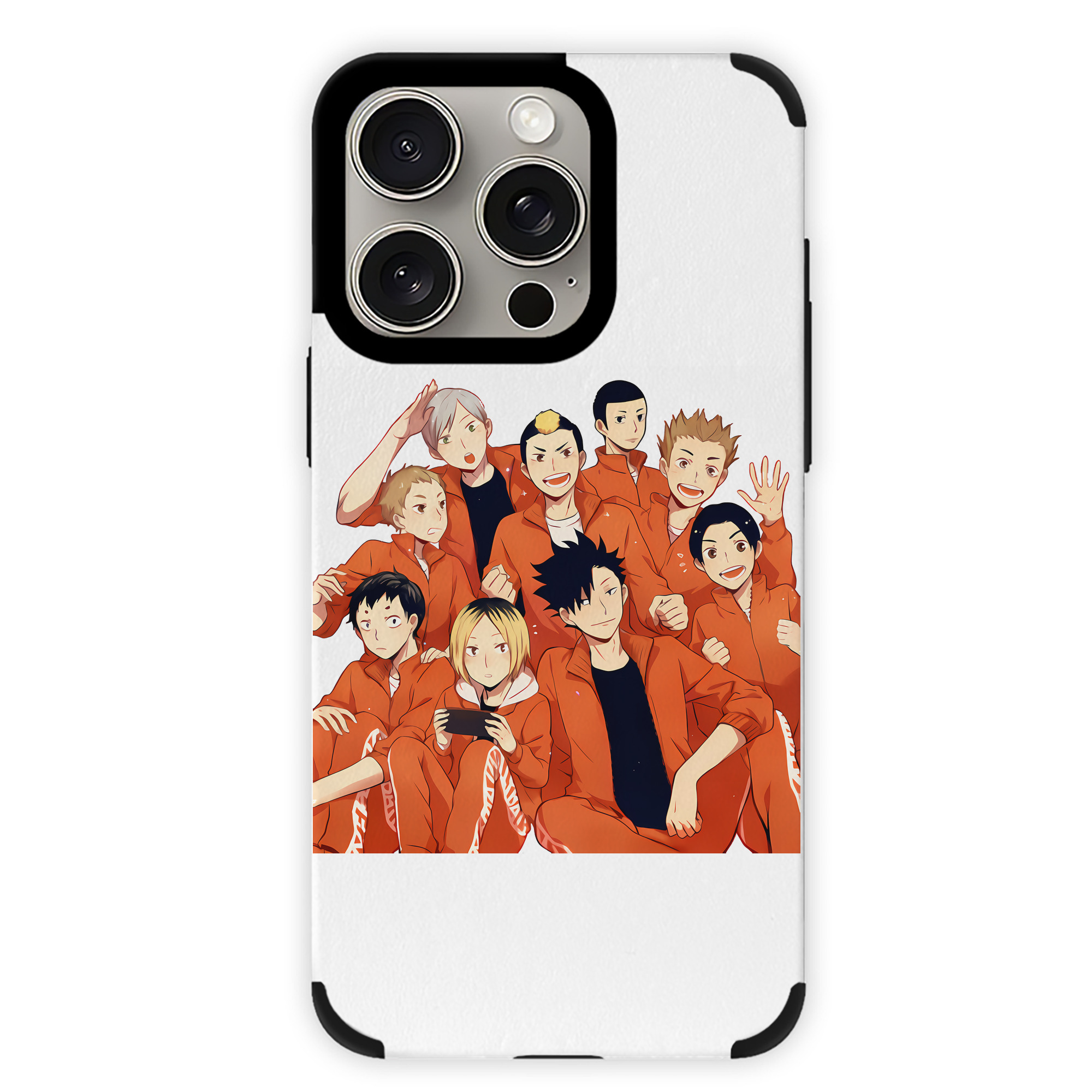 （画像用） ハイキュー!! Haikyu!! 【iPhone15ProMax対応】 PUレザー スマホケース 耐衝撃＆黄変防止