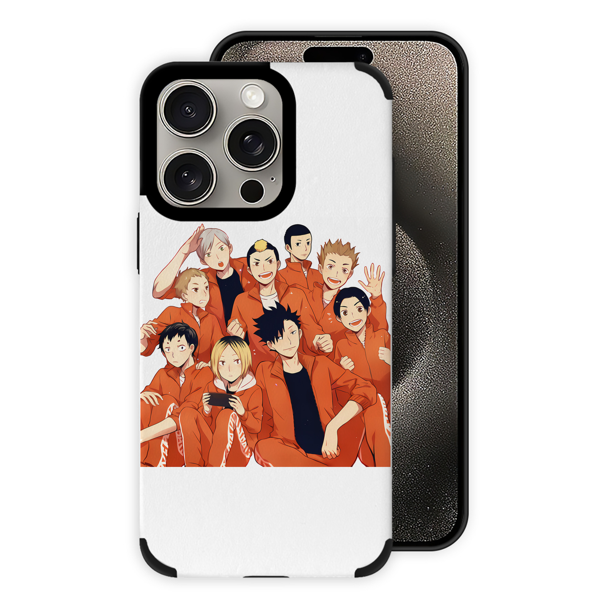 （画像用） ハイキュー!! Haikyu!! 【iPhone15ProMax対応】 PUレザー スマホケース 耐衝撃＆黄変防止