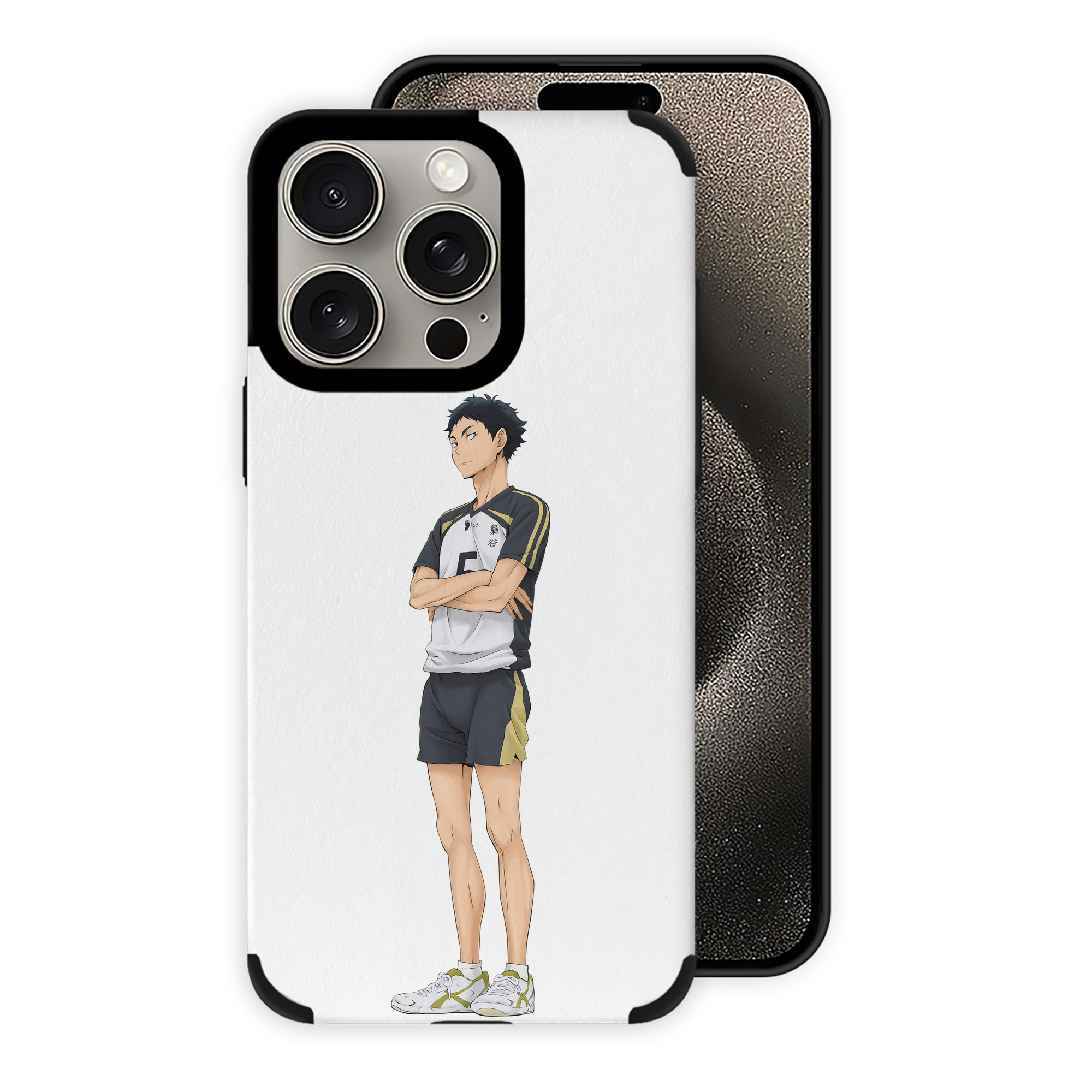 （画像用） ハイキュー!! Haikyu!! 【iPhone15ProMax対応】 PUレザー スマホケース 耐衝撃＆黄変防止
