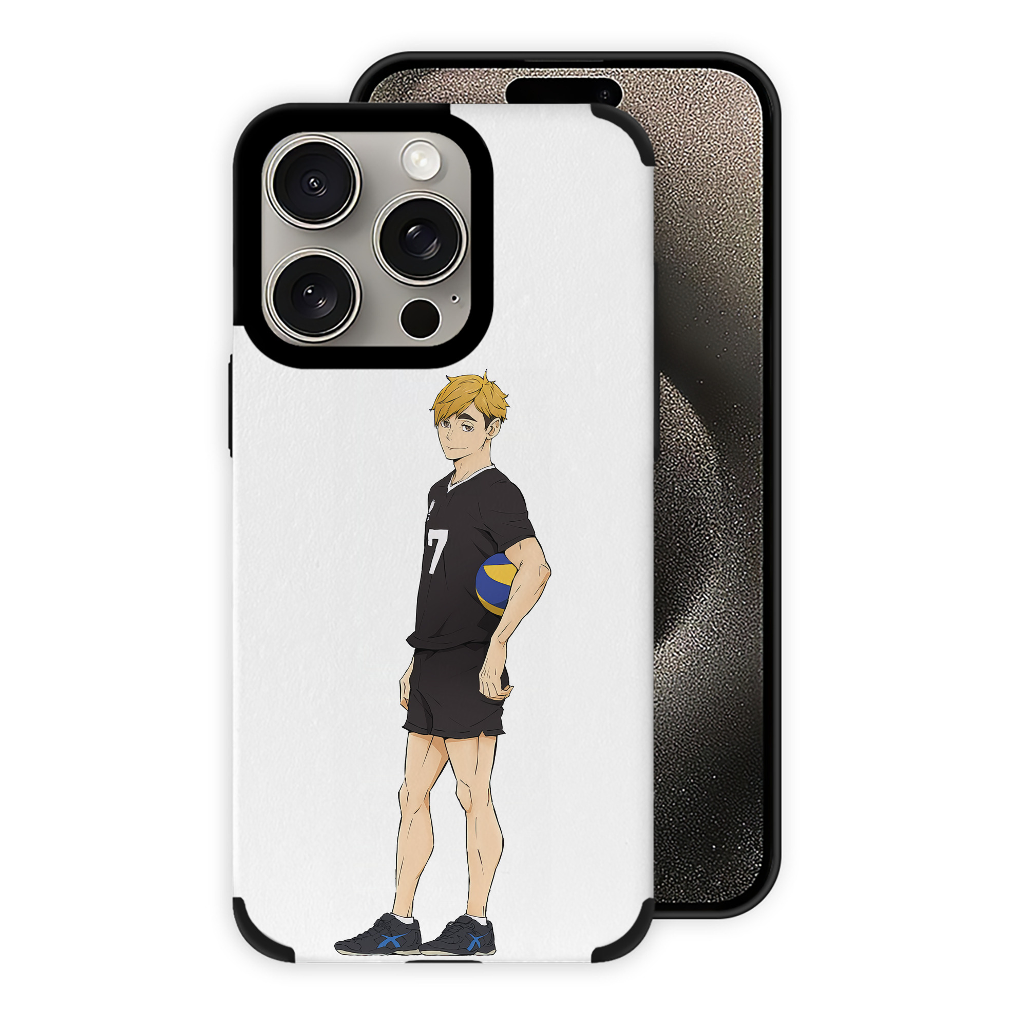 （画像用） ハイキュー!! Haikyu!! 【iPhone15ProMax対応】 PUレザー スマホケース 耐衝撃＆黄変防止