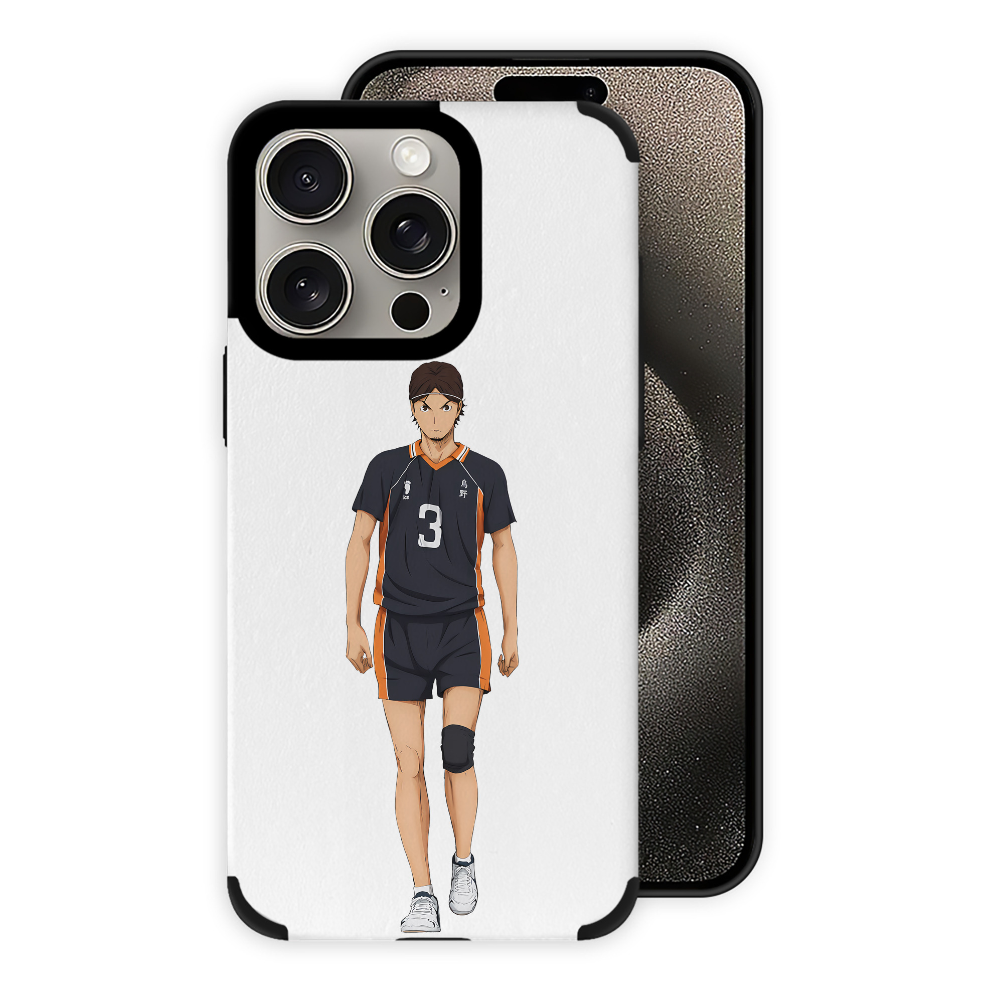 （画像用） ハイキュー!! Haikyu!! 【iPhone15ProMax対応】 PUレザー スマホケース 耐衝撃＆黄変防止