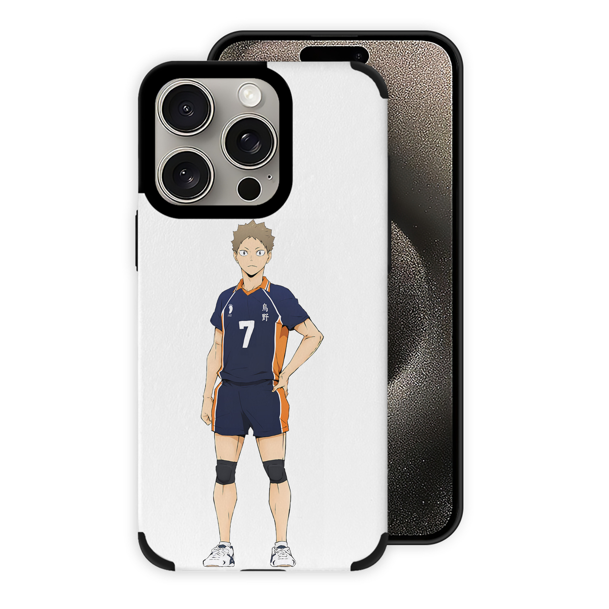 （画像用） ハイキュー!! Haikyu!! 【iPhone15ProMax対応】 PUレザー スマホケース 耐衝撃＆黄変防止