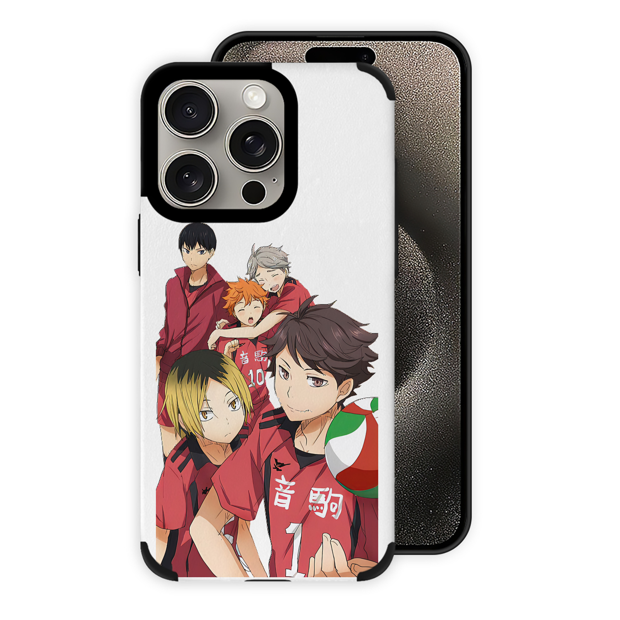 （画像用） ハイキュー!! Haikyu!! 【iPhone15ProMax対応】 PUレザー スマホケース 耐衝撃＆黄変防止
