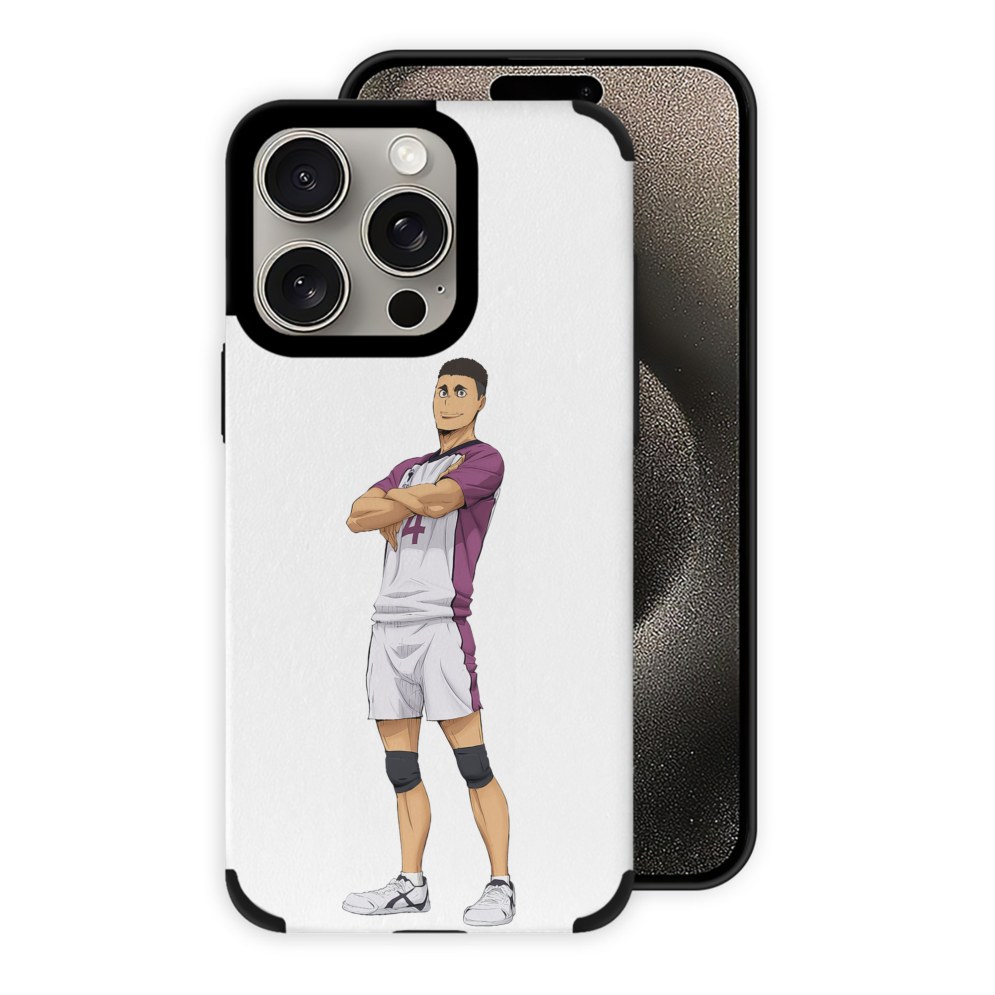 （画像用） ハイキュー!! Haikyu!! 【iPhone15ProMax対応】 PUレザー スマホケース 耐衝撃＆黄変防止