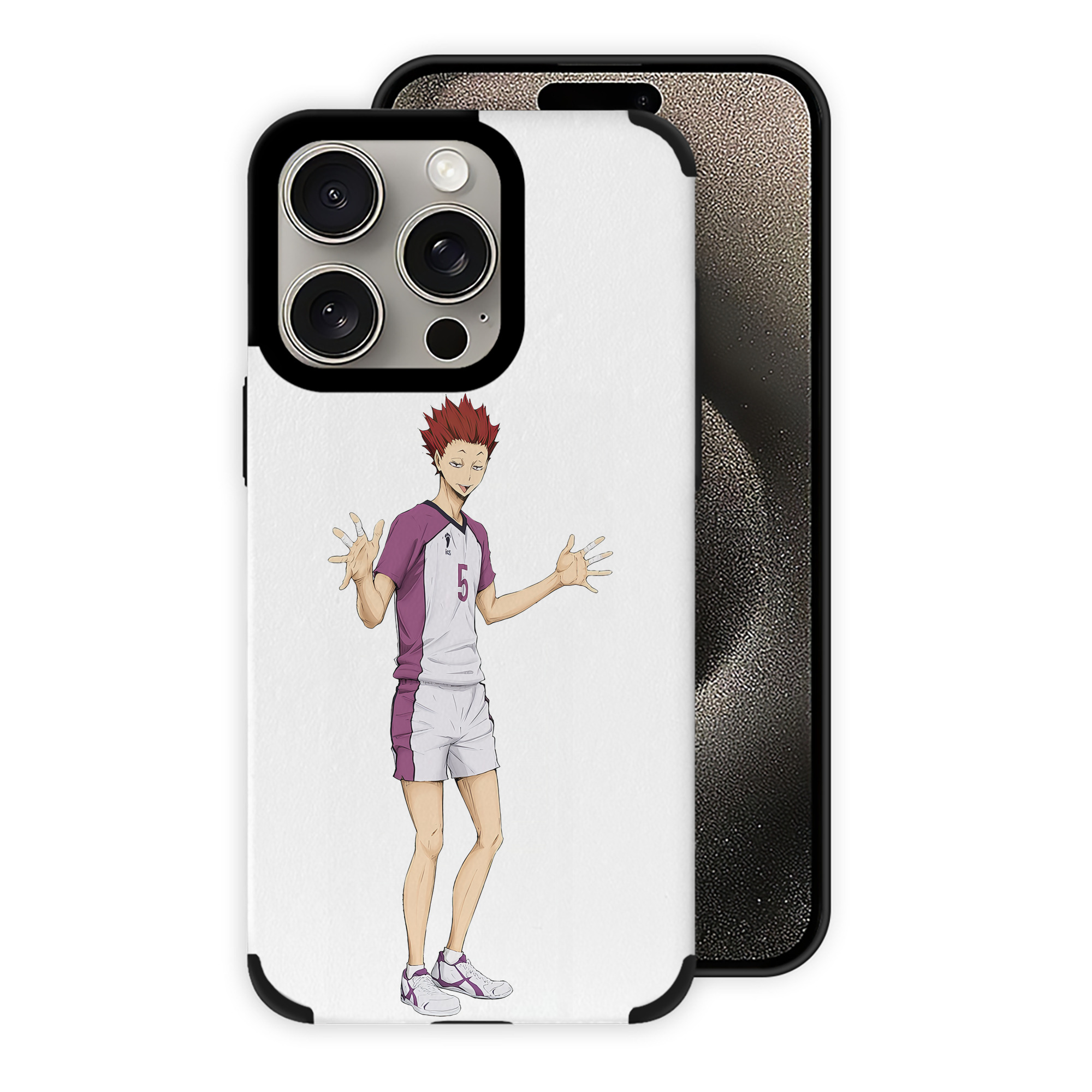 （画像用） ハイキュー!! Haikyu!! 【iPhone15ProMax対応】 PUレザー スマホケース 耐衝撃＆黄変防止