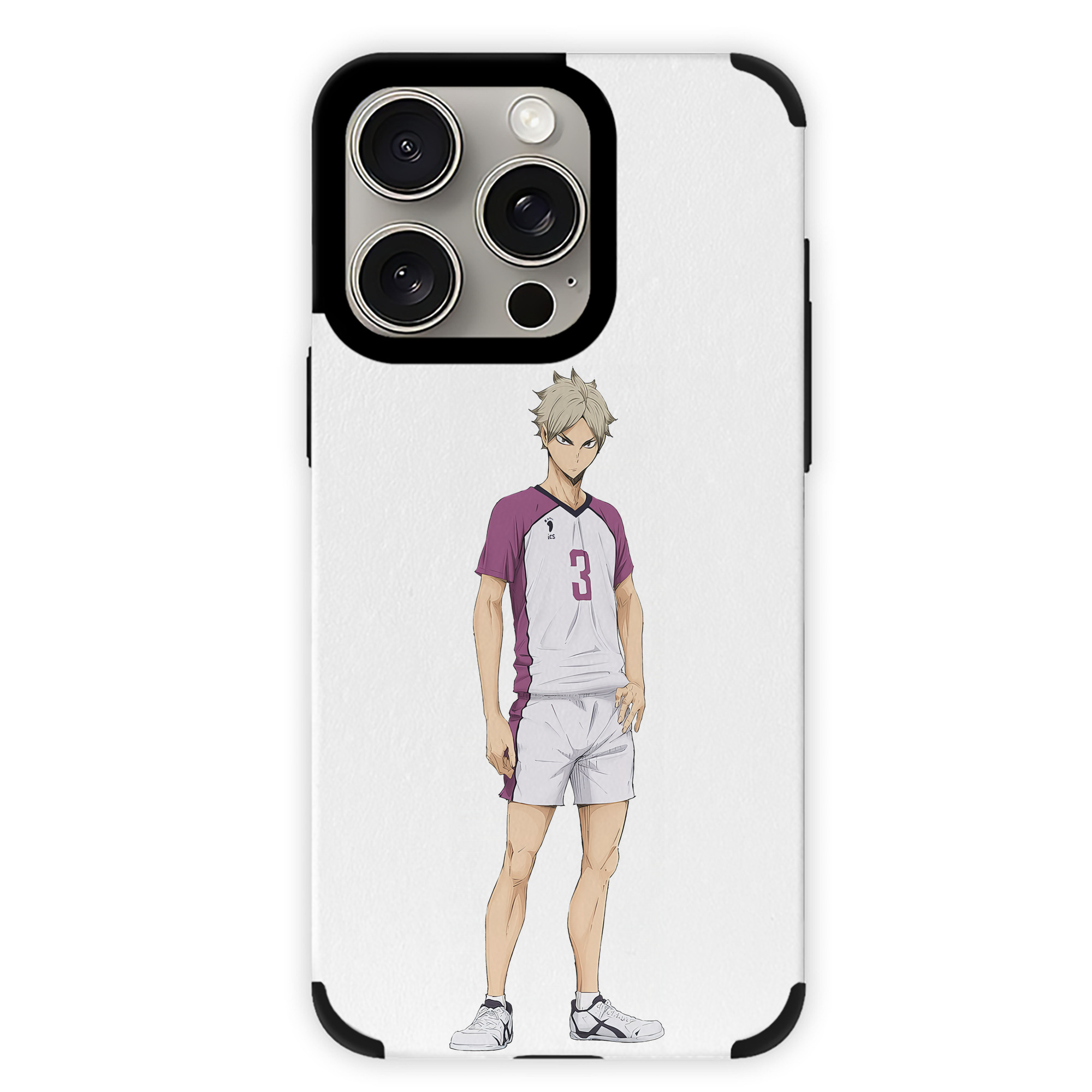 （画像用） ハイキュー!! Haikyu!! 【iPhone15ProMax対応】 PUレザー スマホケース 耐衝撃＆黄変防止