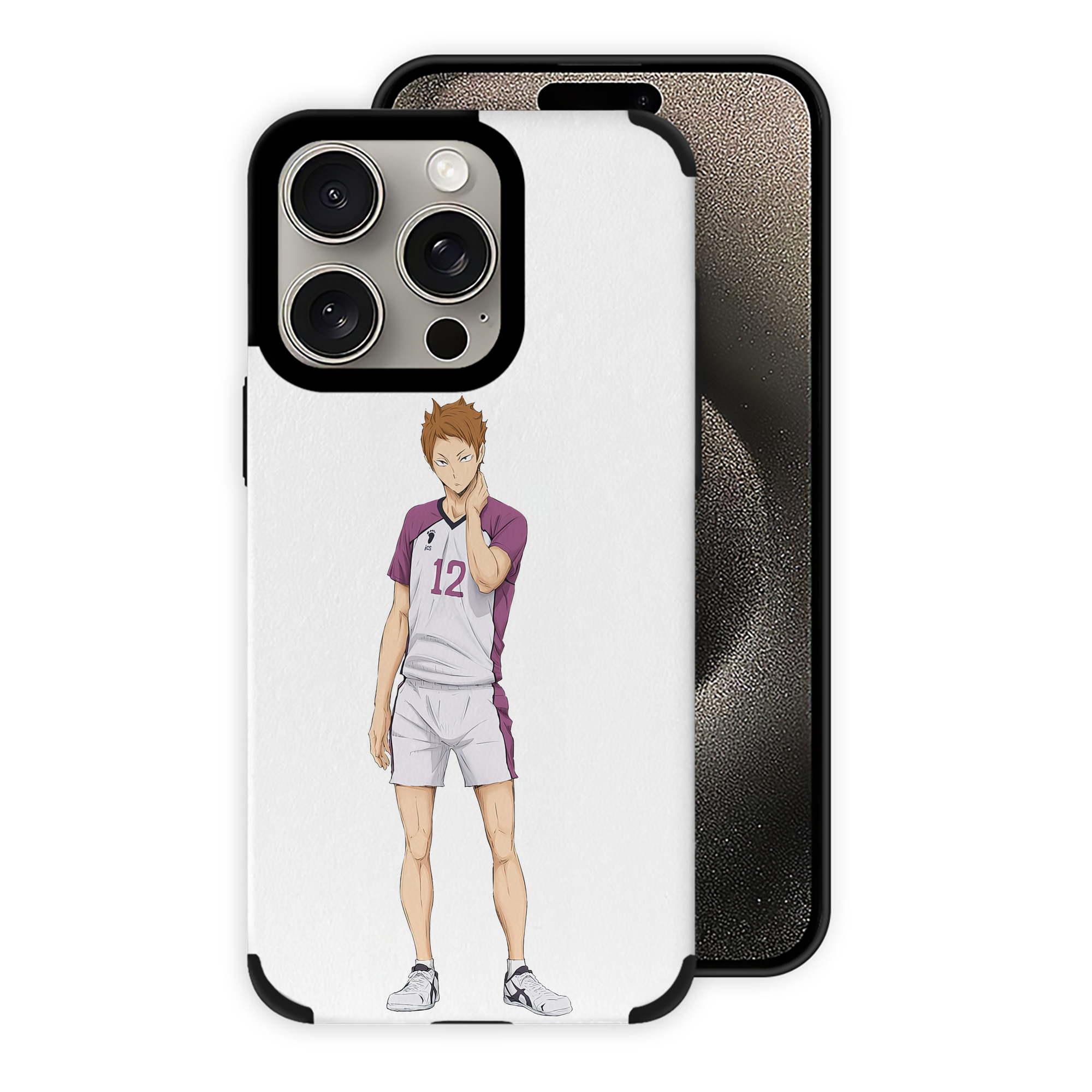 （画像用） ハイキュー!! Haikyu!! 【iPhone15ProMax対応】 PUレザー スマホケース 耐衝撃＆黄変防止