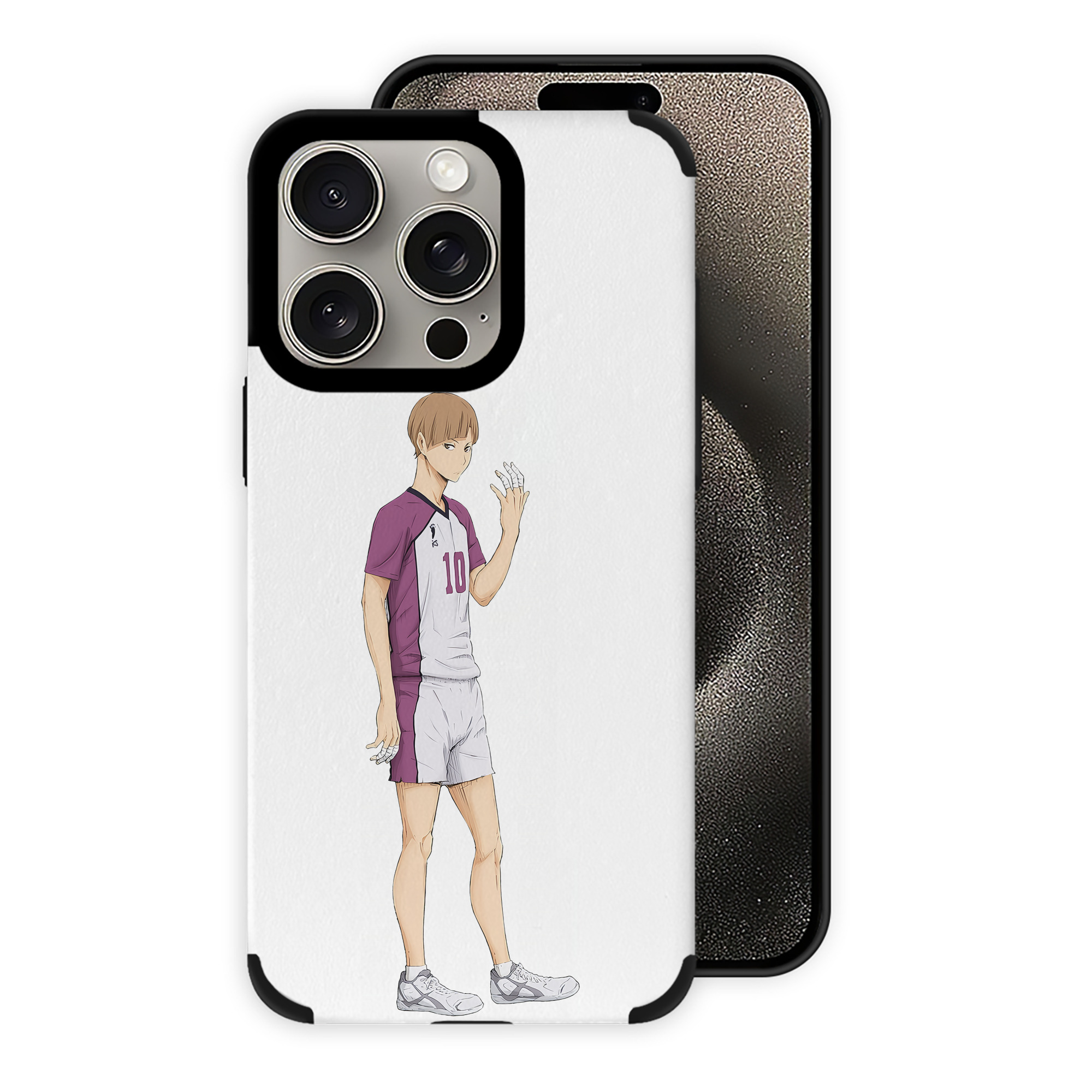 （画像用） ハイキュー!! Haikyu!! 【iPhone15ProMax対応】 PUレザー スマホケース 耐衝撃＆黄変防止