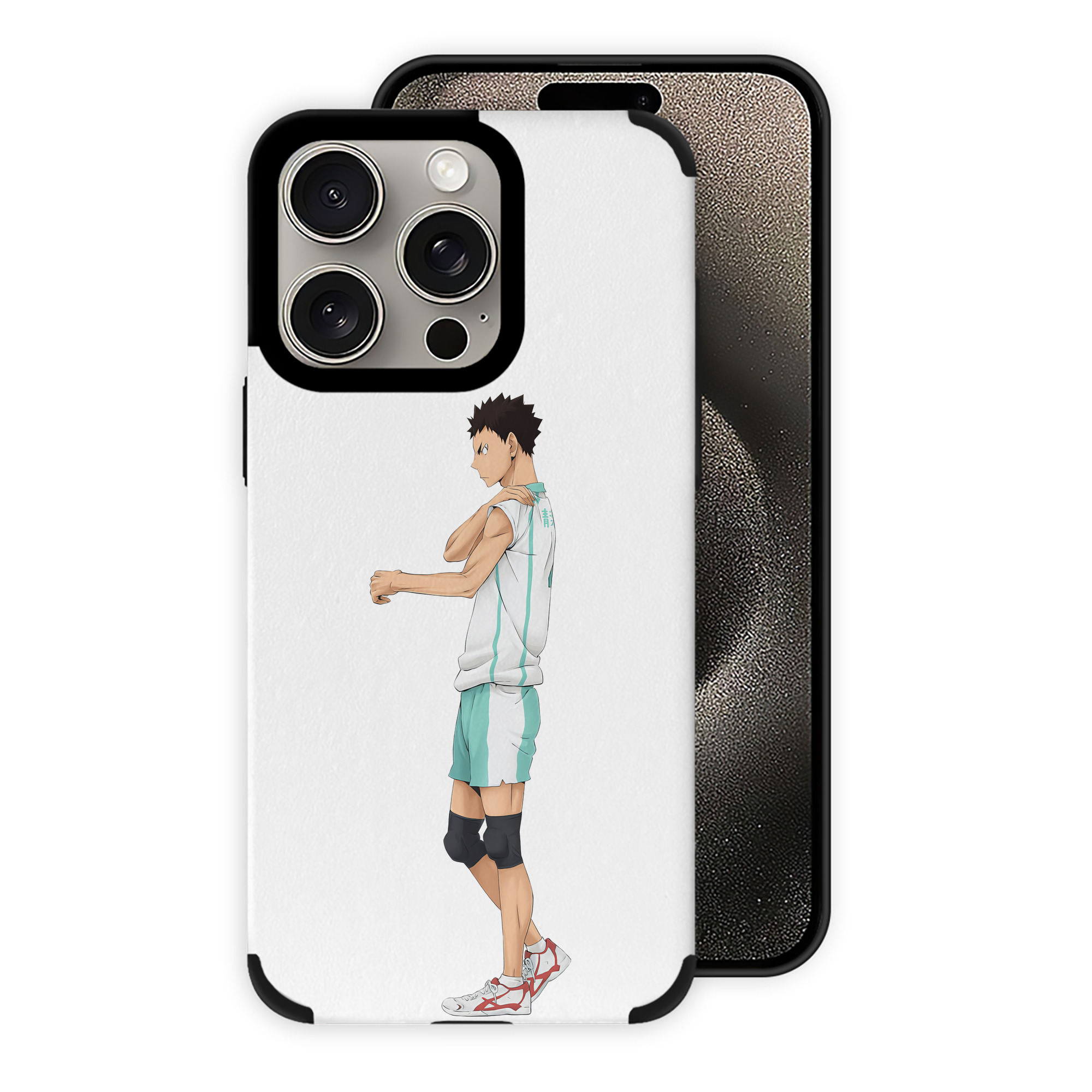（画像用） ハイキュー!! Haikyu!! 【iPhone15ProMax対応】 PUレザー スマホケース 耐衝撃＆黄変防止