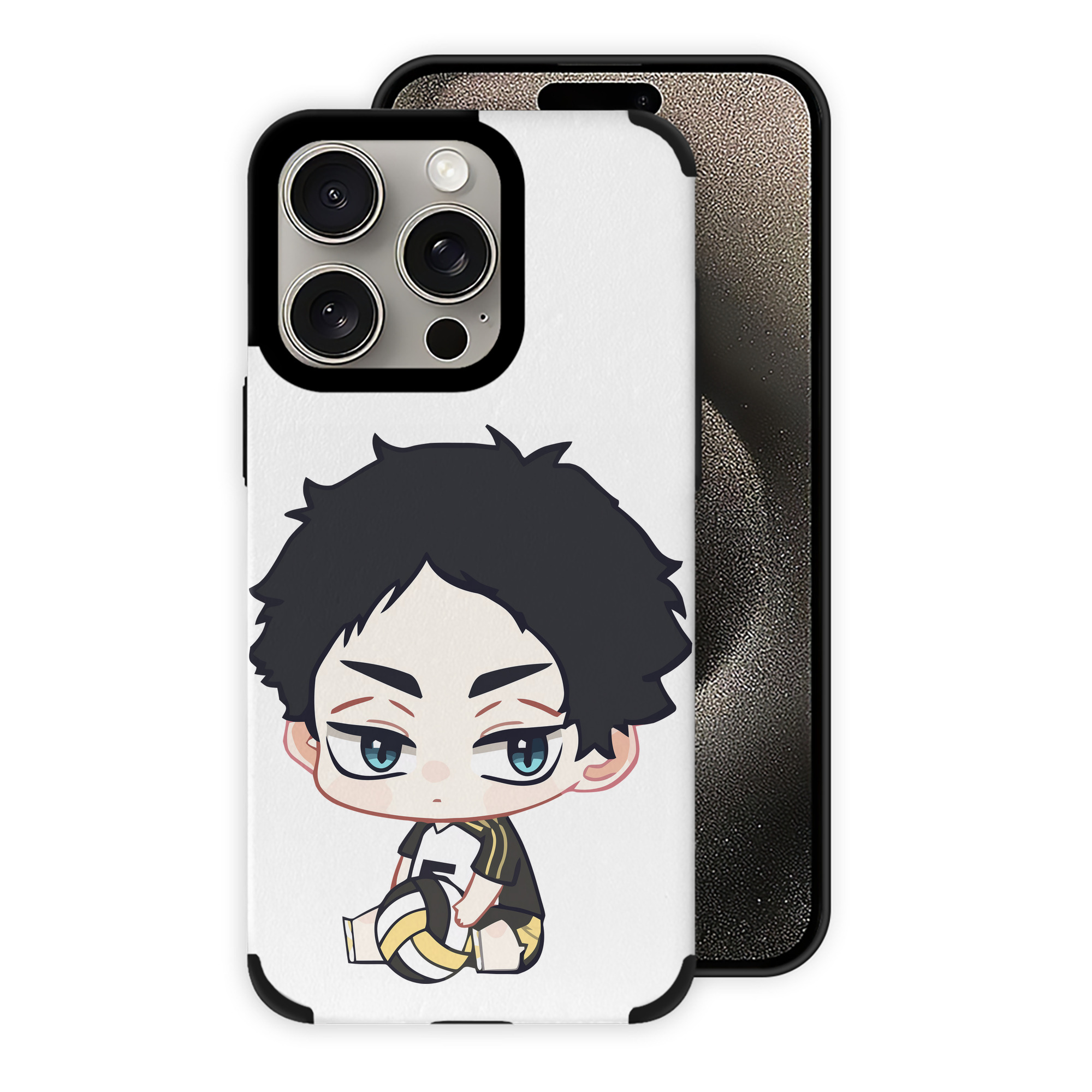 （画像用） ハイキュー!! Haikyu!! 【iPhone15ProMax対応】 PUレザー スマホケース 耐衝撃＆黄変防止