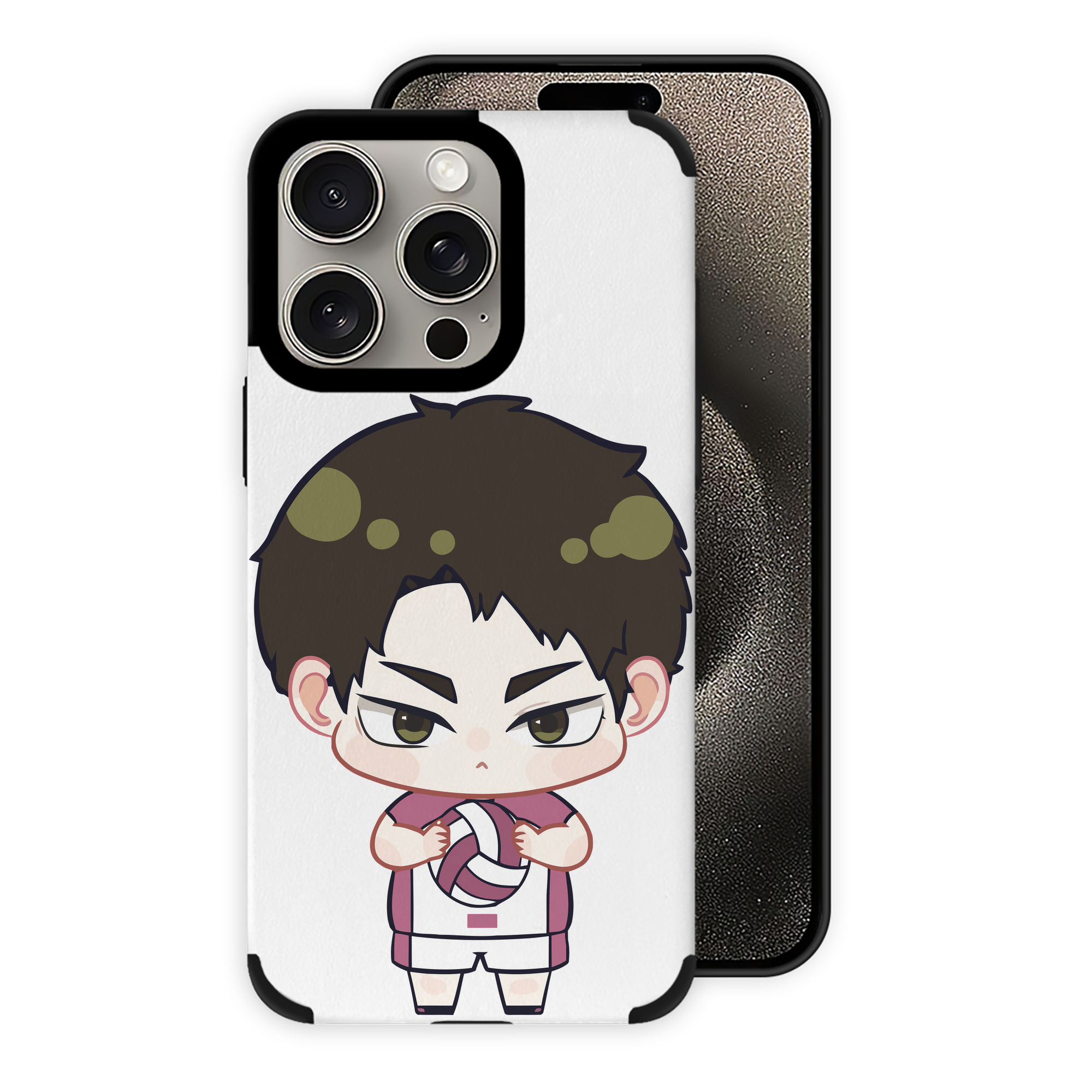 （画像用） ハイキュー!! Haikyu!! 【iPhone15ProMax対応】 PUレザー スマホケース 耐衝撃＆黄変防止