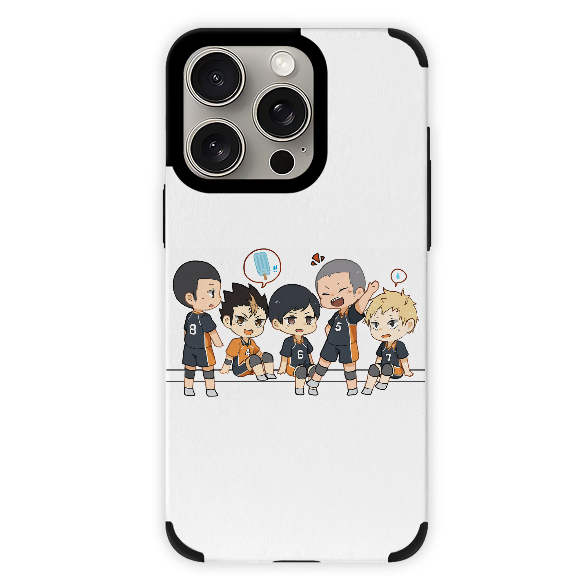 （画像用） ハイキュー!! Haikyu!! 【iPhone15ProMax対応】 PUレザー スマホケース 耐衝撃＆黄変防止