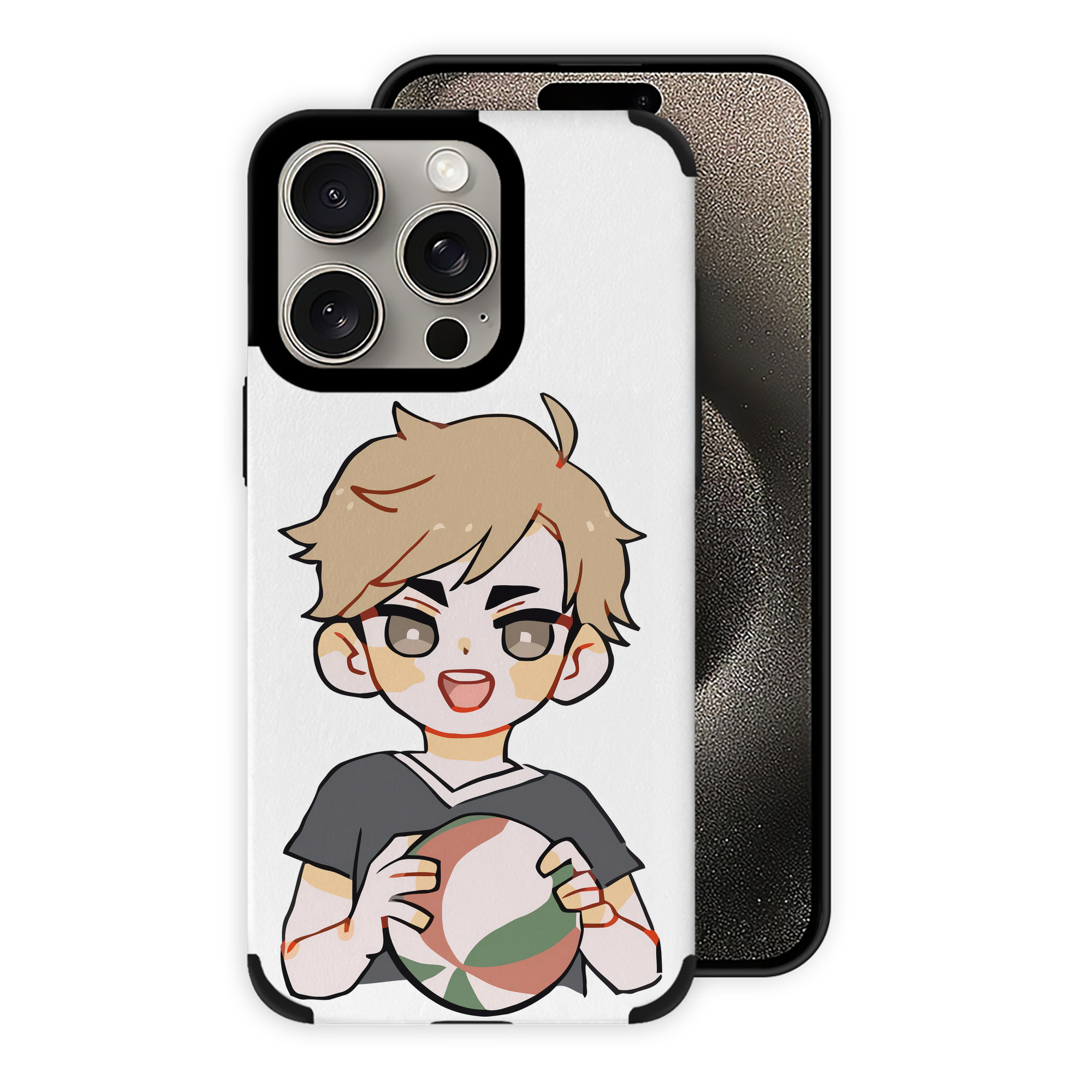 （画像用） ハイキュー!! Haikyu!! 【iPhone15ProMax対応】 PUレザー スマホケース 耐衝撃＆黄変防止
