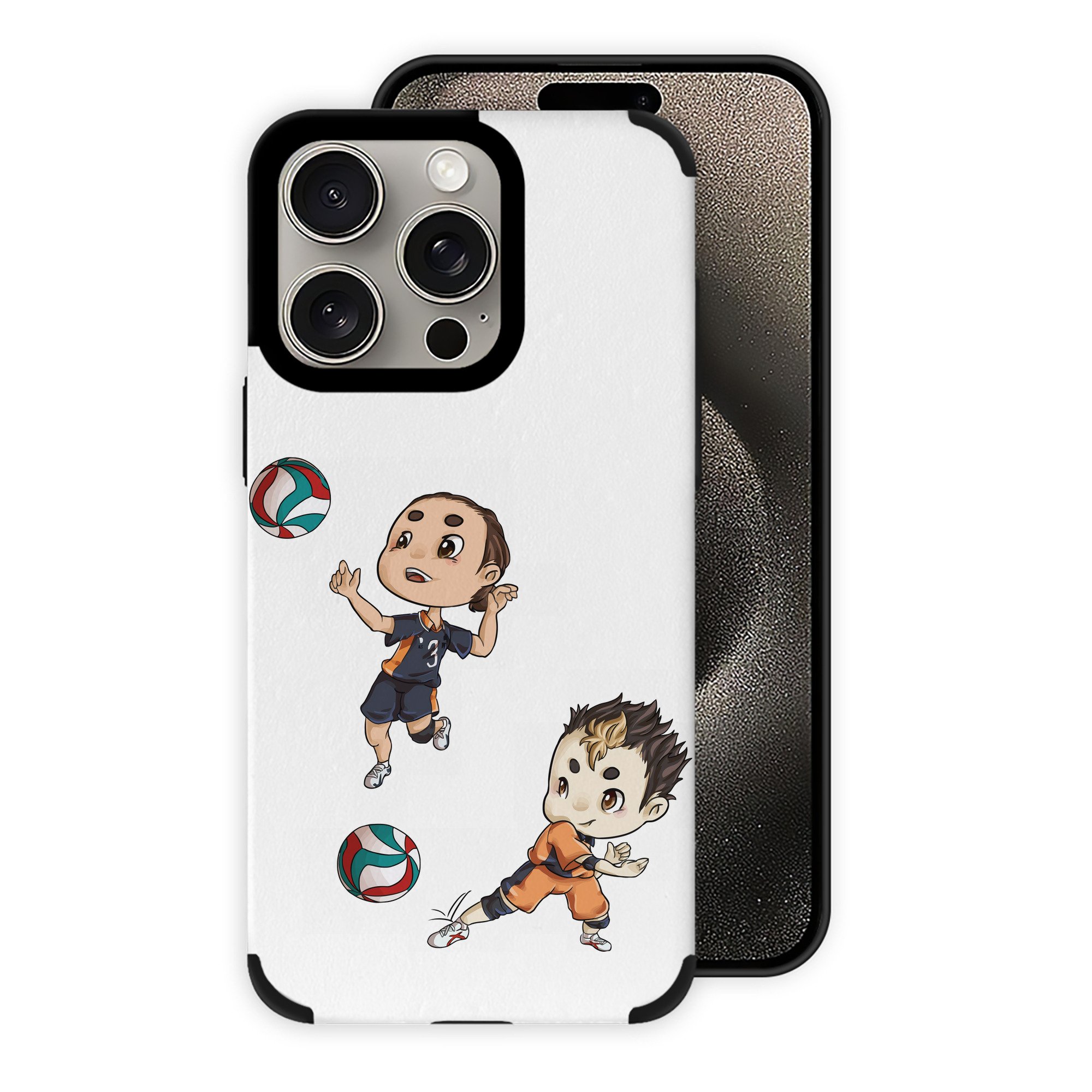 （画像用） ハイキュー!! Haikyu!! 【iPhone15ProMax対応】 PUレザー スマホケース 耐衝撃＆黄変防止