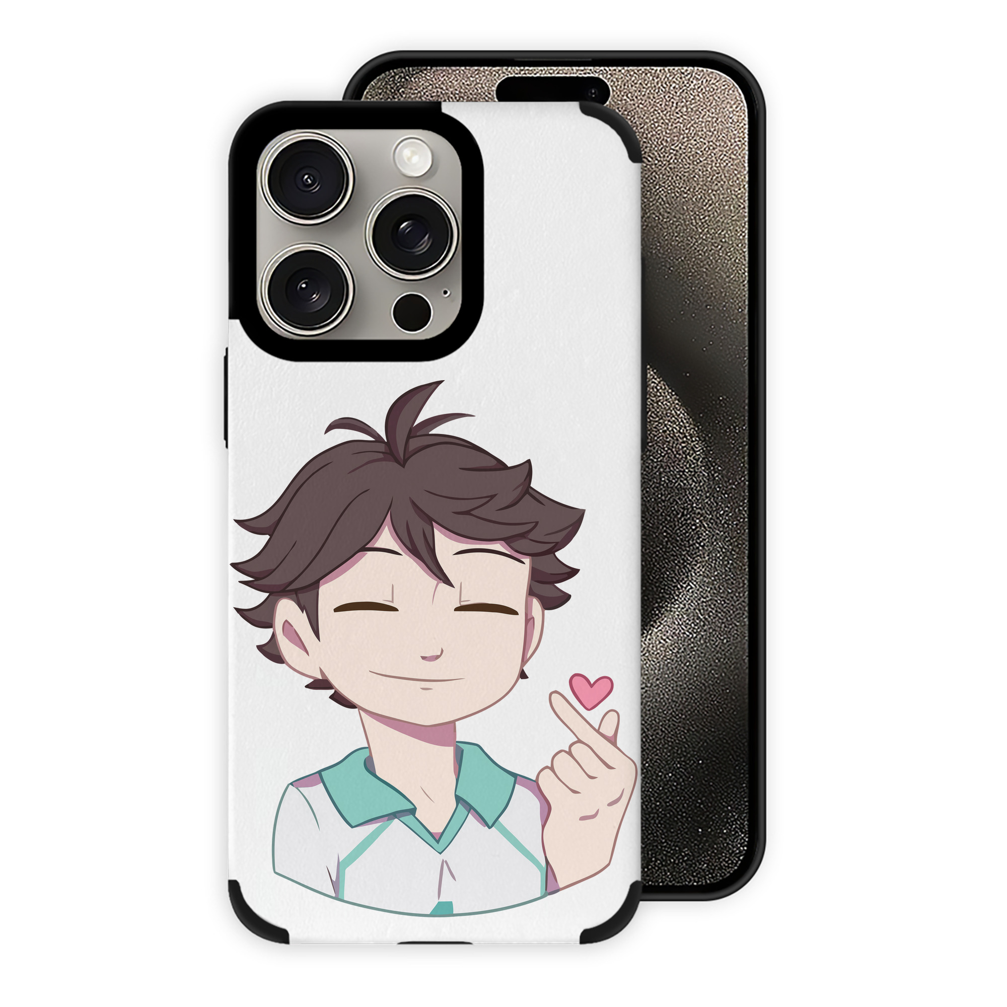 （画像用） ハイキュー!! Haikyu!! 【iPhone15ProMax対応】 PUレザー スマホケース 耐衝撃＆黄変防止