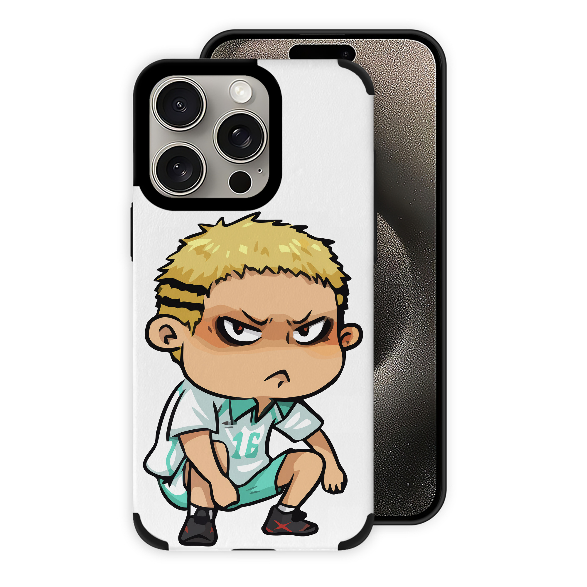 （画像用） ハイキュー!! Haikyu!! 【iPhone15ProMax対応】 PUレザー スマホケース 耐衝撃＆黄変防止