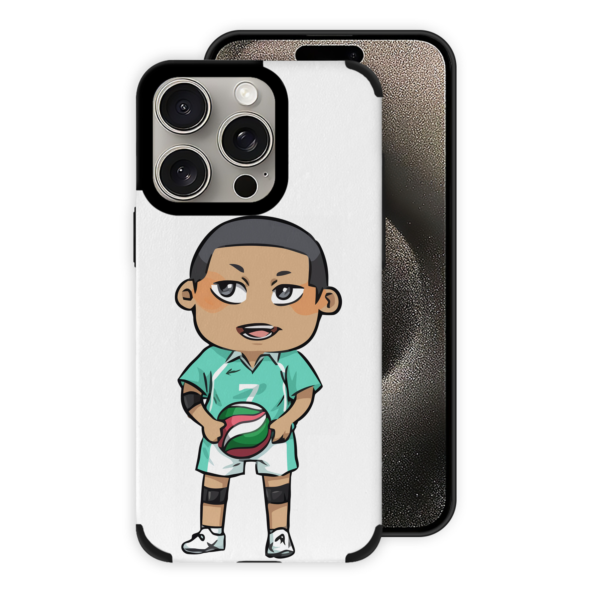 （画像用） ハイキュー!! Haikyu!! 【iPhone15ProMax対応】 PUレザー スマホケース 耐衝撃＆黄変防止
