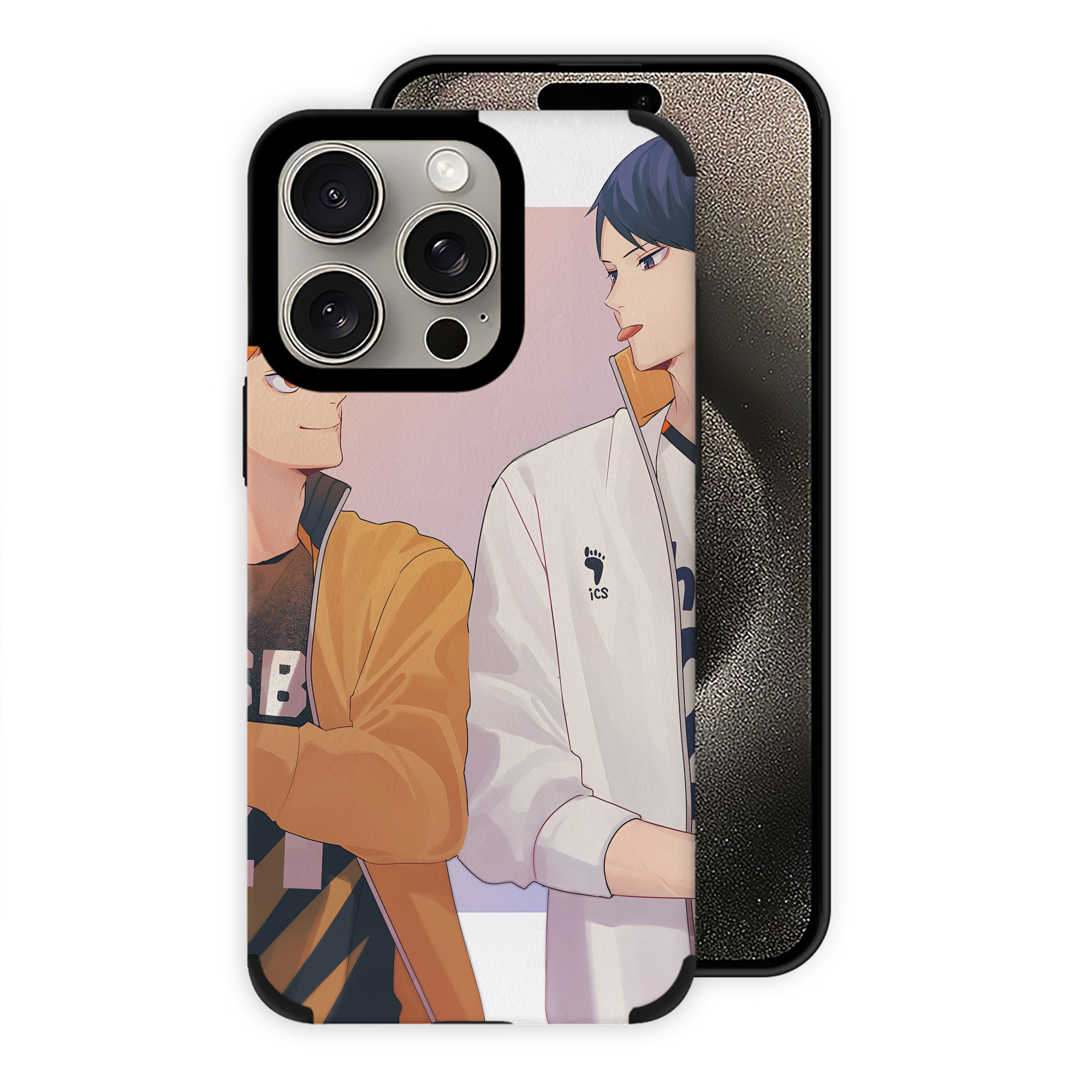 （画像用） ハイキュー!! Haikyu!! 【iPhone15ProMax対応】 PUレザー スマホケース 耐衝撃＆黄変防止