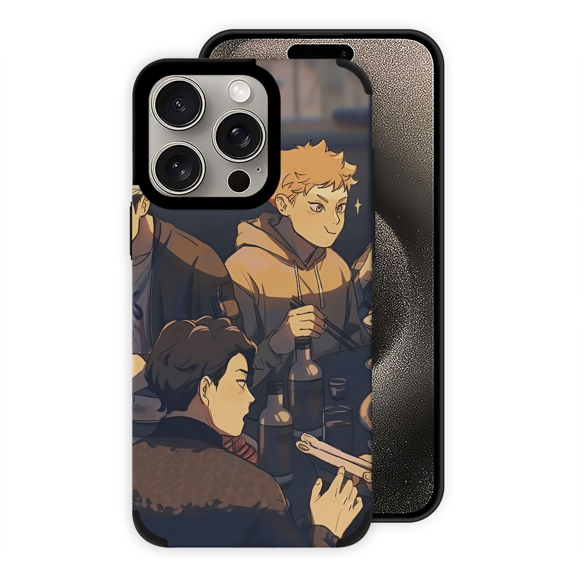 （画像用） ハイキュー!! Haikyu!! 【iPhone15ProMax対応】 PUレザー スマホケース 耐衝撃＆黄変防止