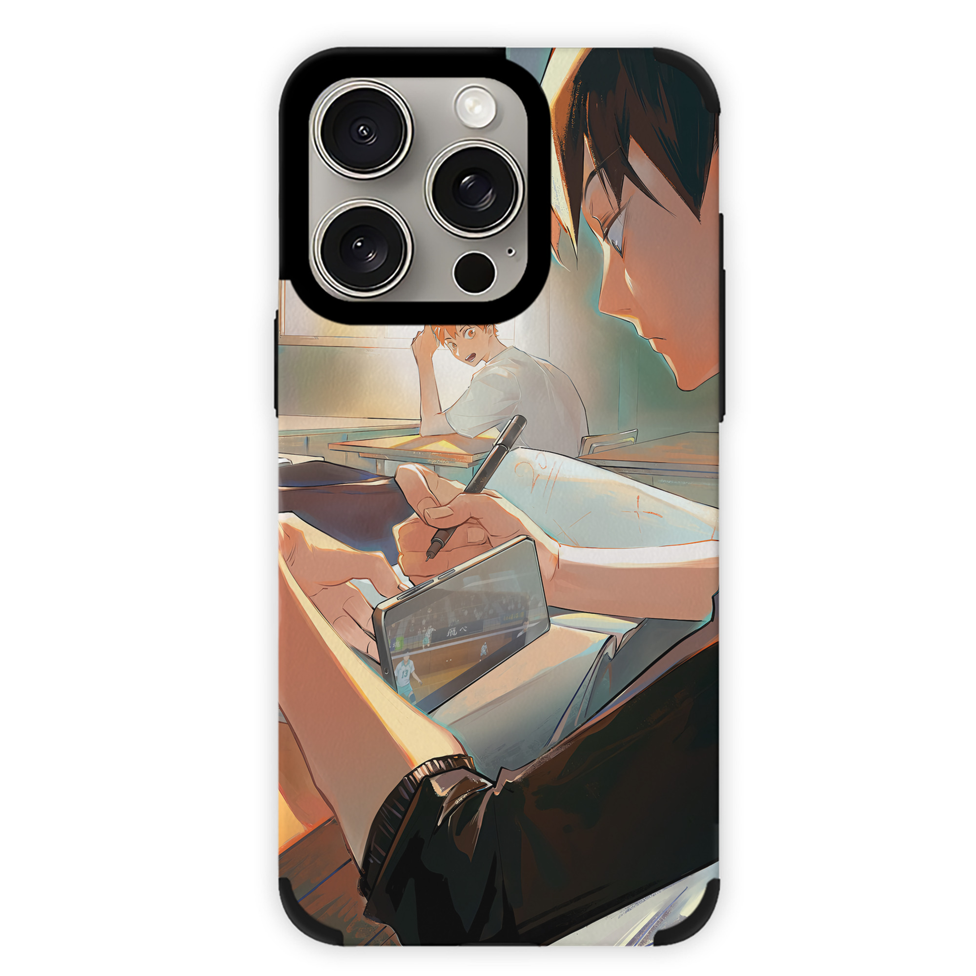 （画像用） ハイキュー!! Haikyu!! 【iPhone15ProMax対応】 PUレザー スマホケース 耐衝撃＆黄変防止