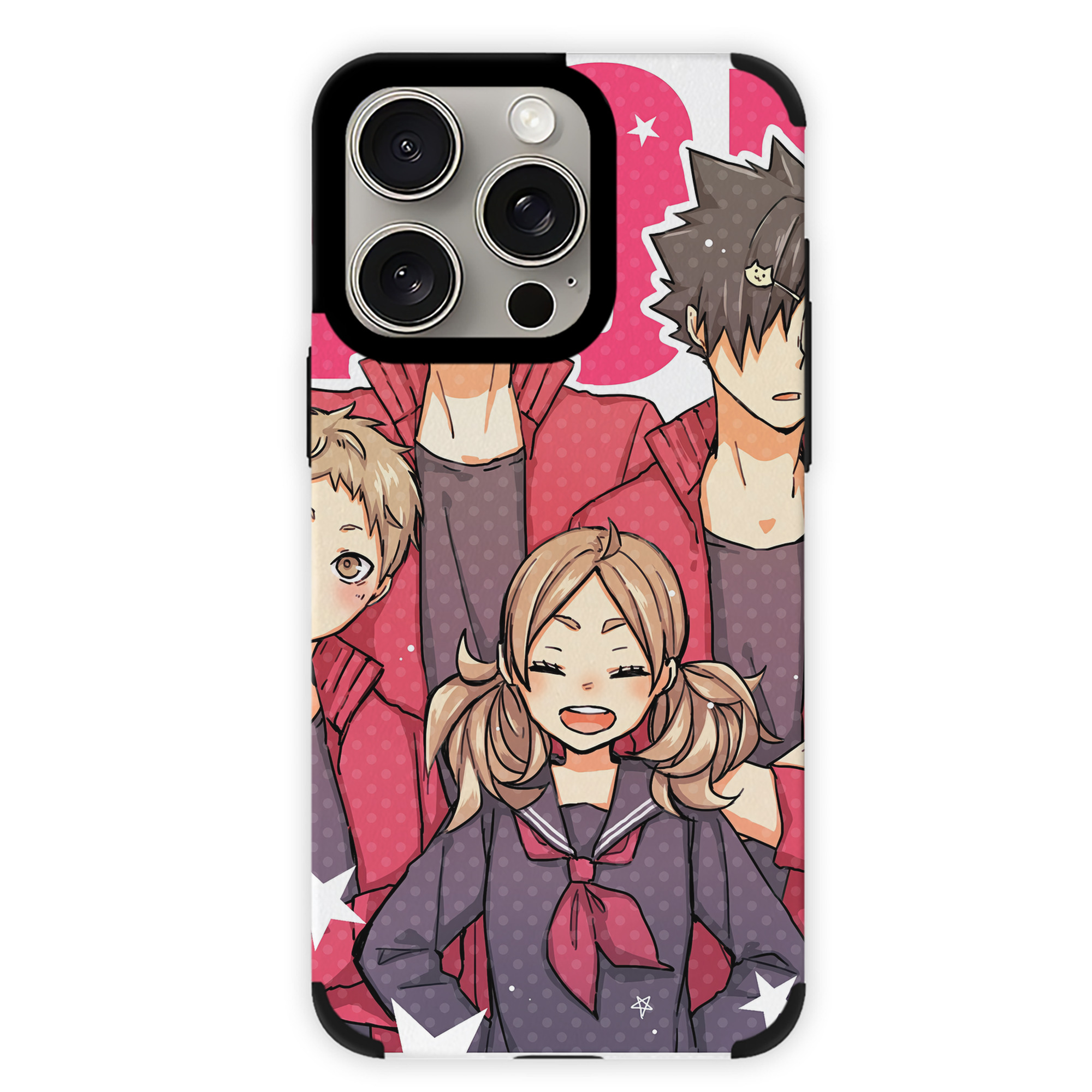 （画像用） ハイキュー!! Haikyu!! 【iPhone15ProMax対応】 PUレザー スマホケース 耐衝撃＆黄変防止
