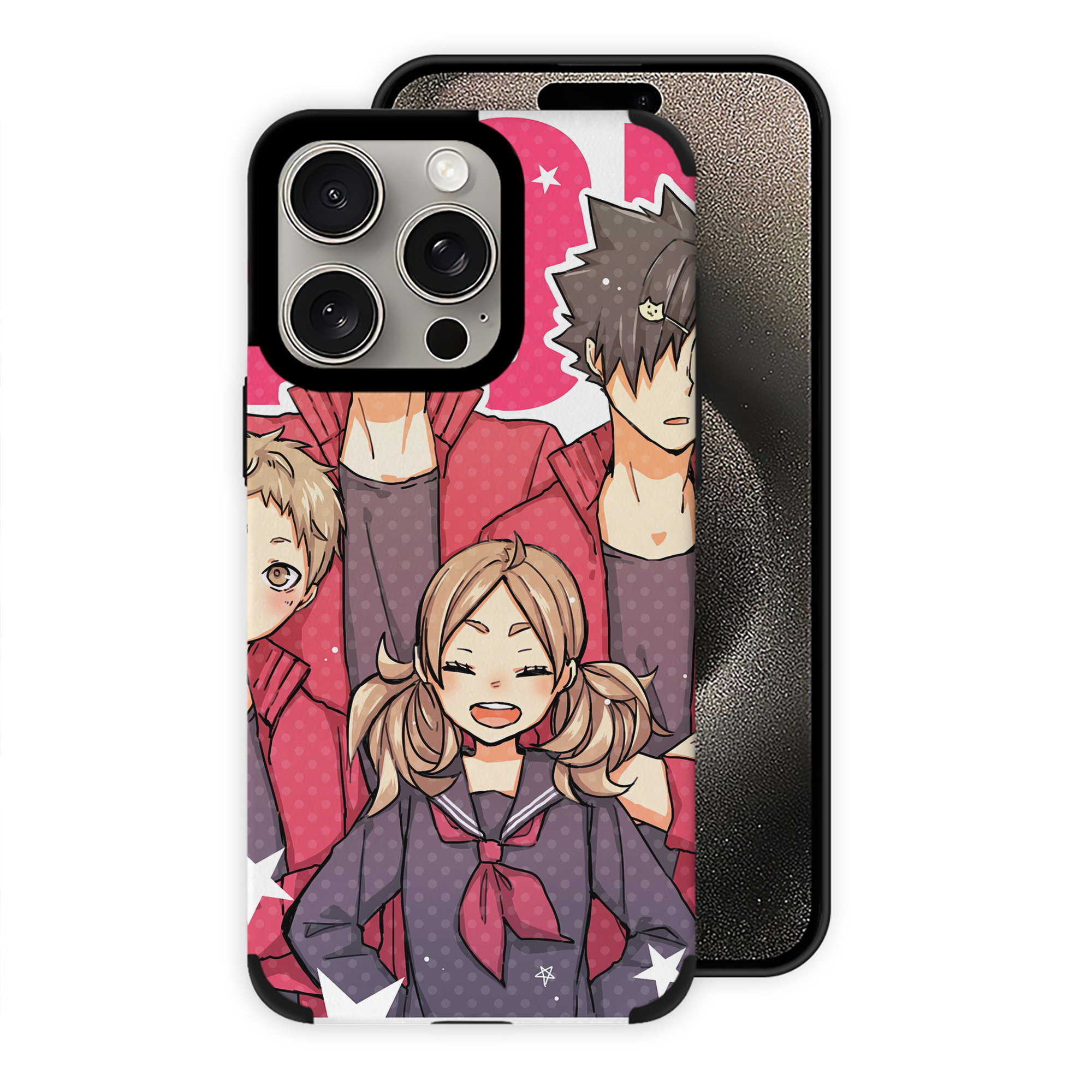 （画像用） ハイキュー!! Haikyu!! 【iPhone15ProMax対応】 PUレザー スマホケース 耐衝撃＆黄変防止