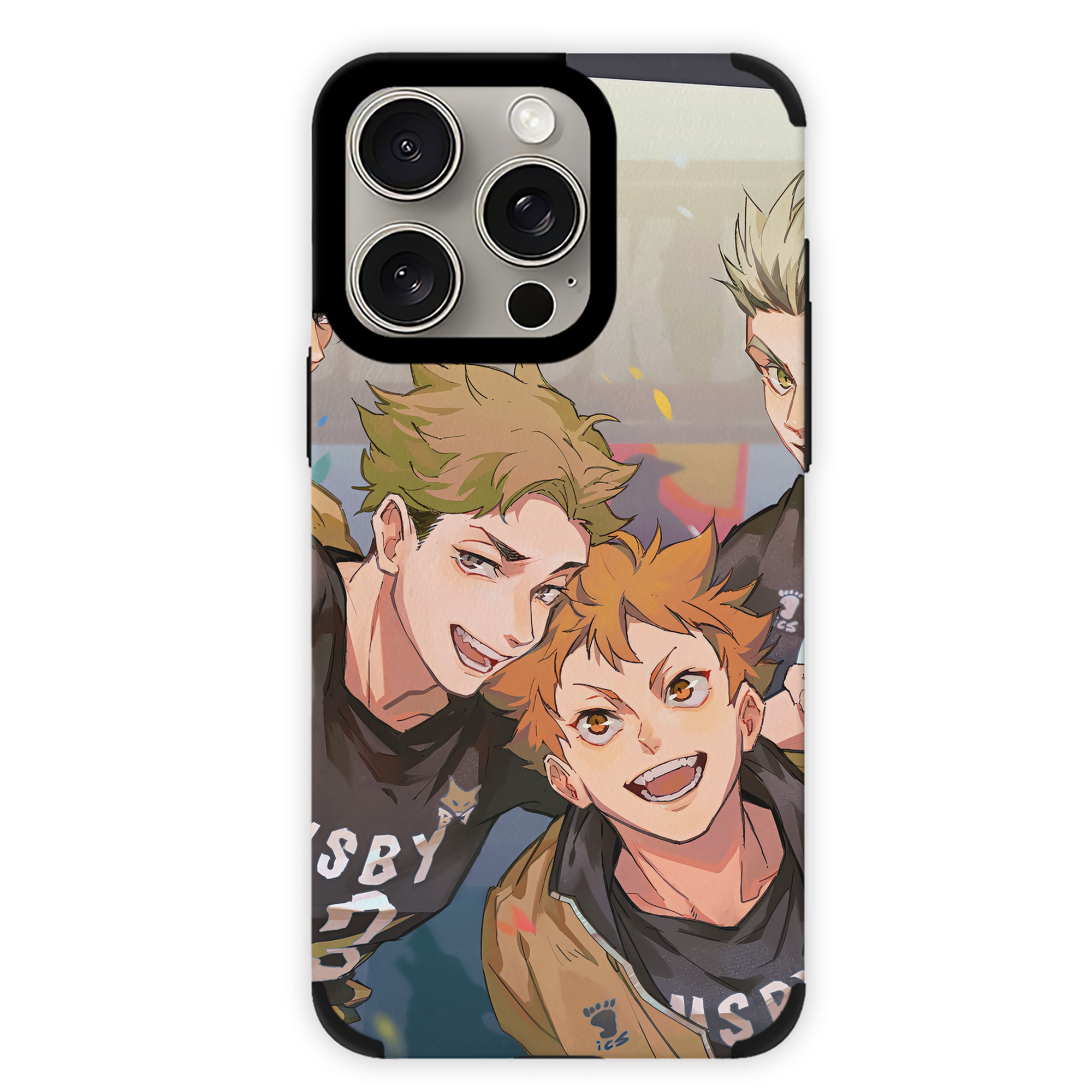 （画像用） ハイキュー!! Haikyu!! 【iPhone15ProMax対応】 PUレザー スマホケース 耐衝撃＆黄変防止