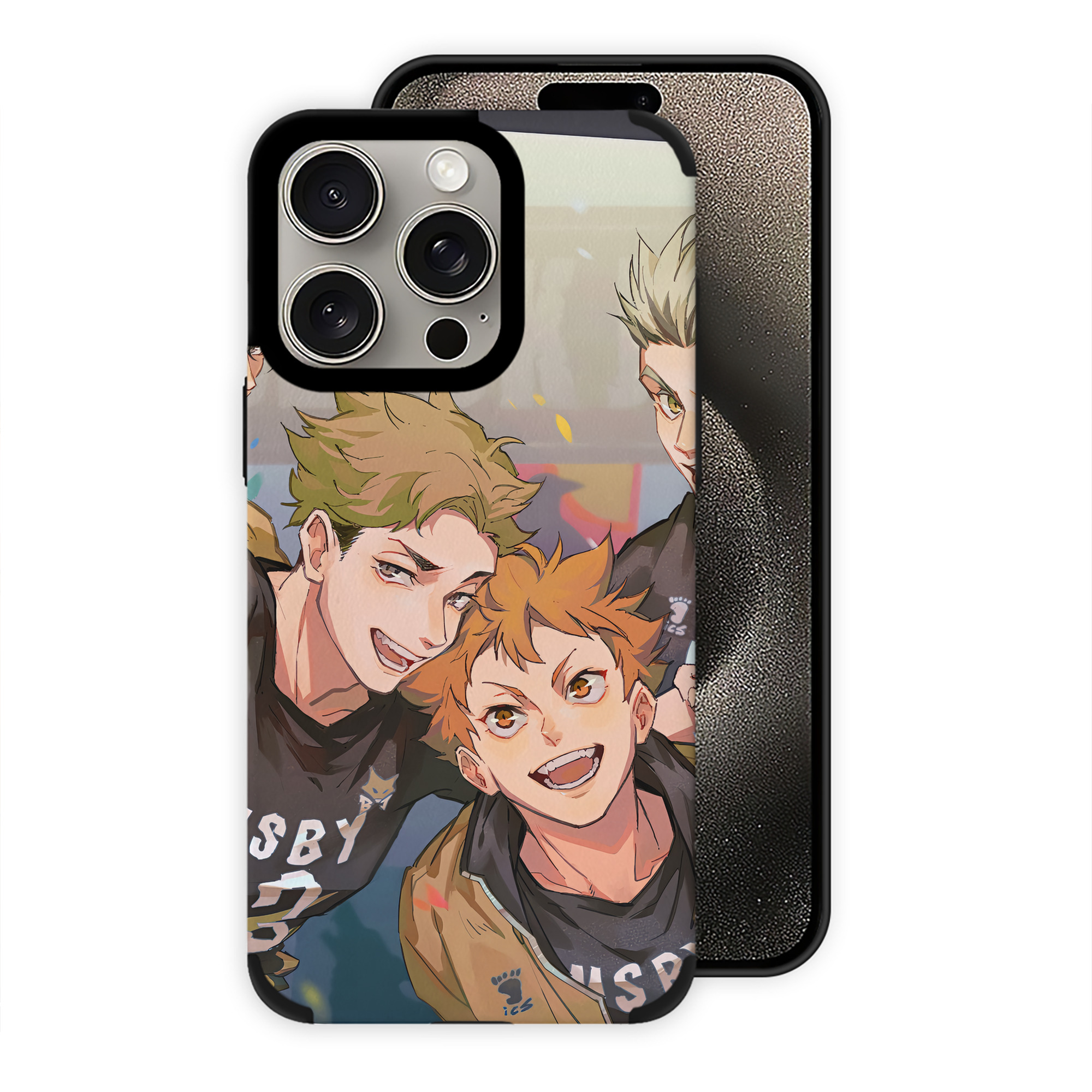 （画像用） ハイキュー!! Haikyu!! 【iPhone15ProMax対応】 PUレザー スマホケース 耐衝撃＆黄変防止