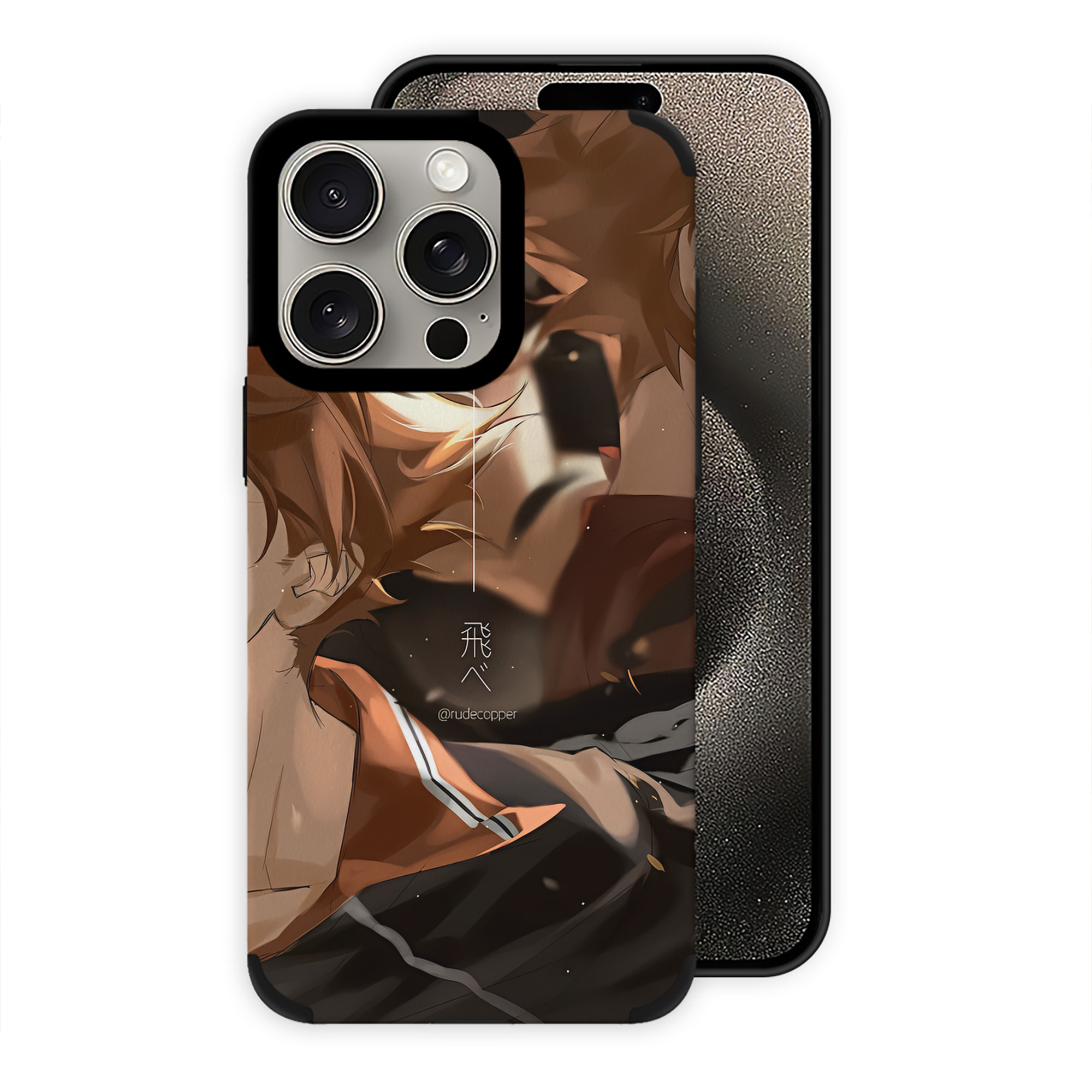 （画像用） ハイキュー!! Haikyu!! 【iPhone15ProMax対応】 PUレザー スマホケース 耐衝撃＆黄変防止