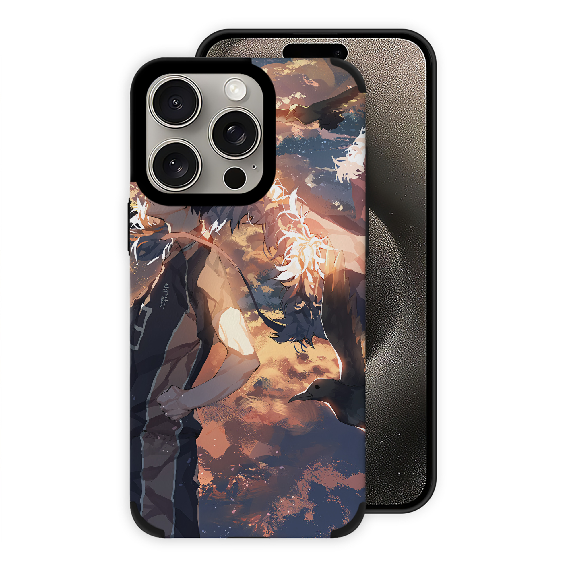 （画像用） ハイキュー!! Haikyu!! 【iPhone15ProMax対応】 PUレザー スマホケース 耐衝撃＆黄変防止