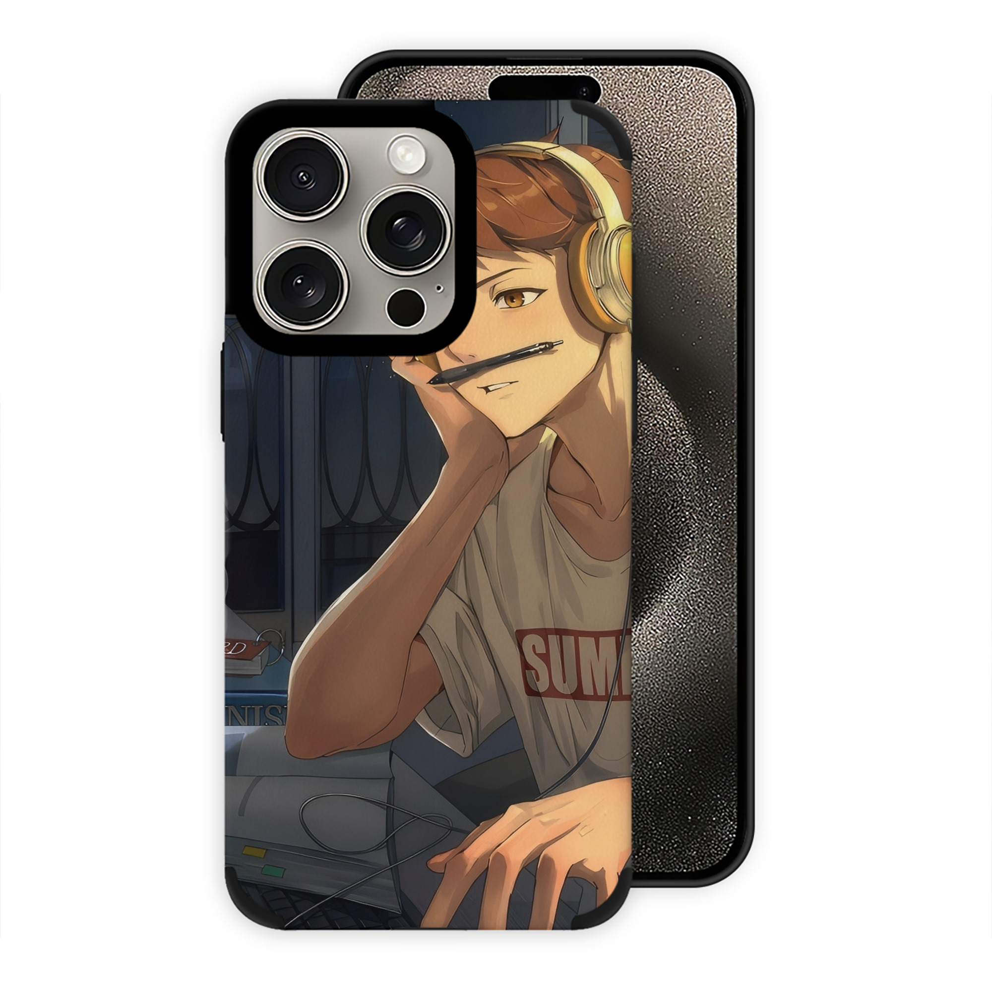 （画像用） ハイキュー!! Haikyu!! 【iPhone15ProMax対応】 PUレザー スマホケース 耐衝撃＆黄変防止